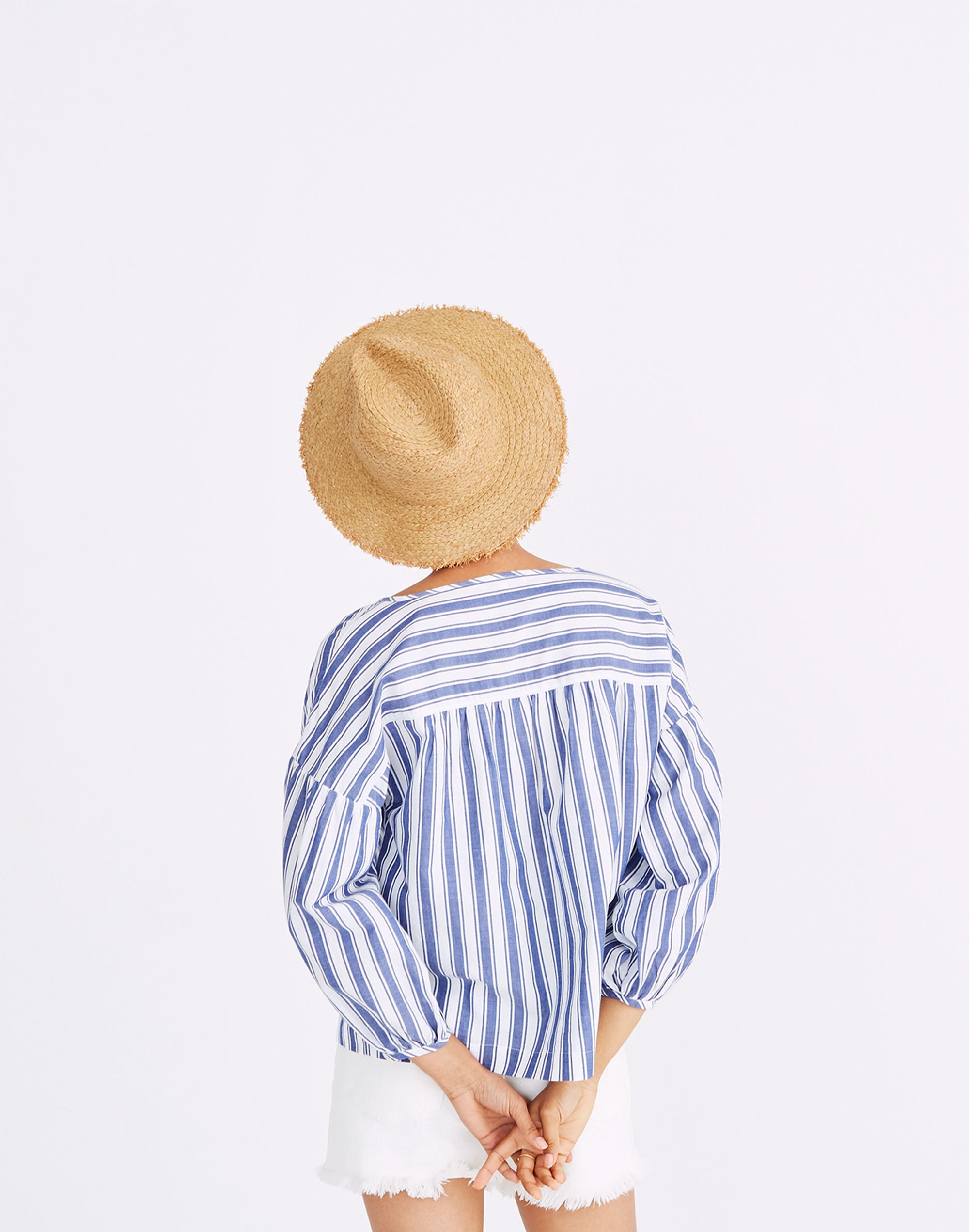 Peasant Top in Shea Stripe | Madewell