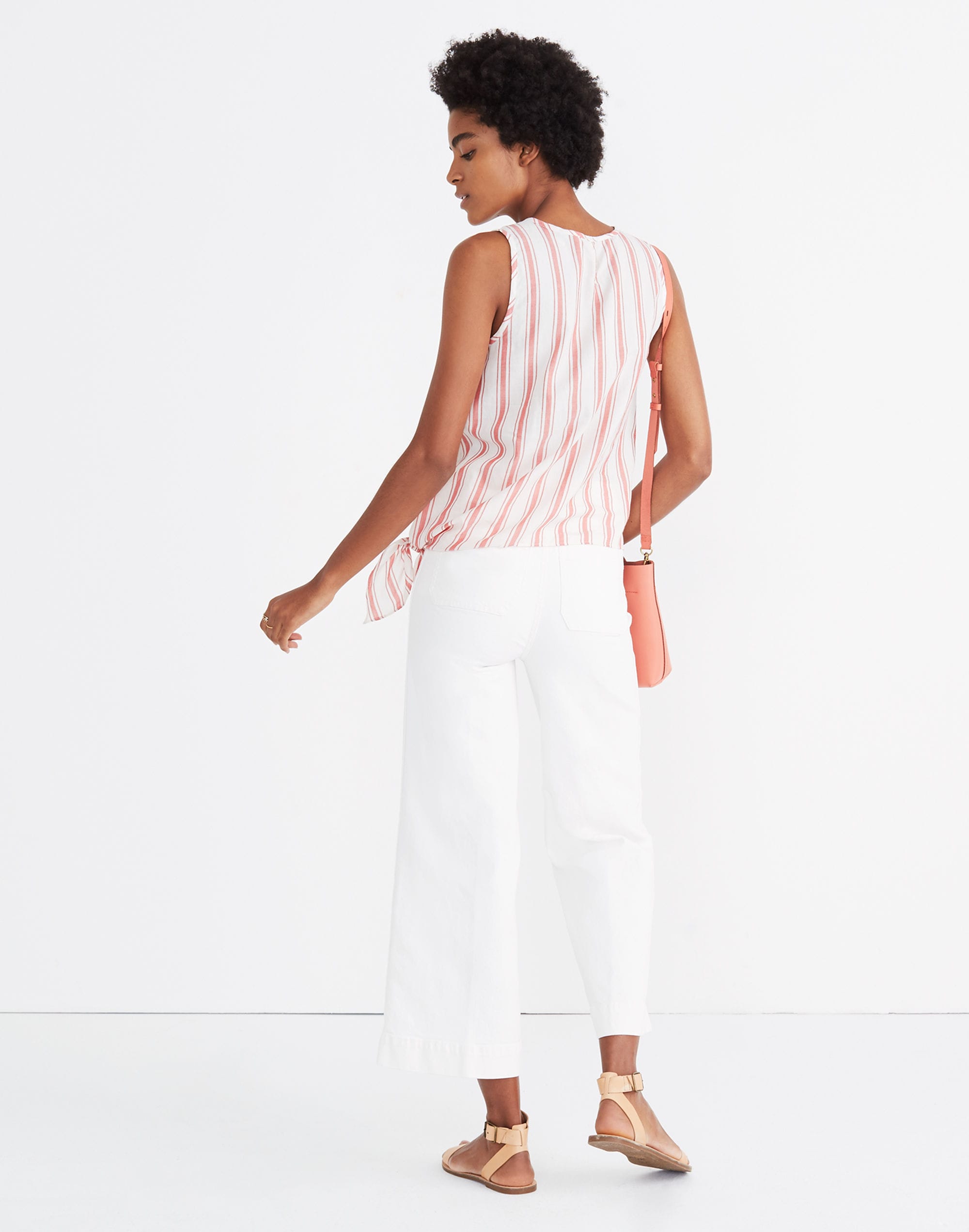 Side-Tie Tank Marcia Stripe | Madewell