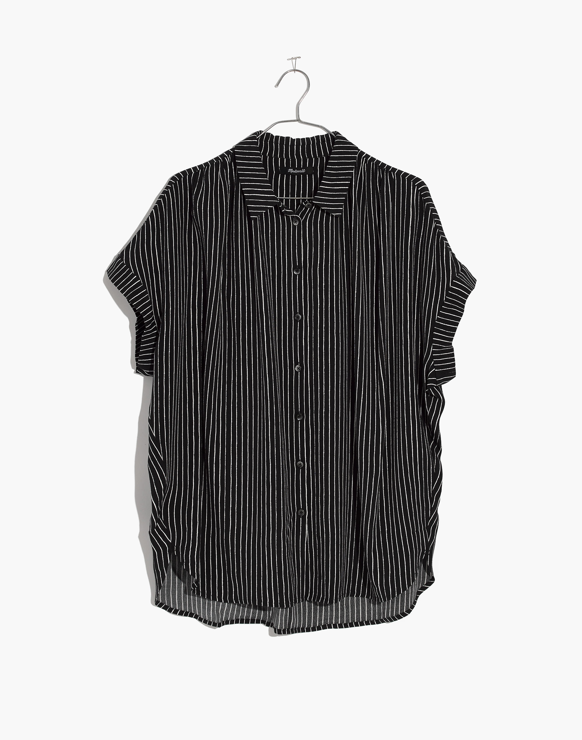 madewell central shirt black