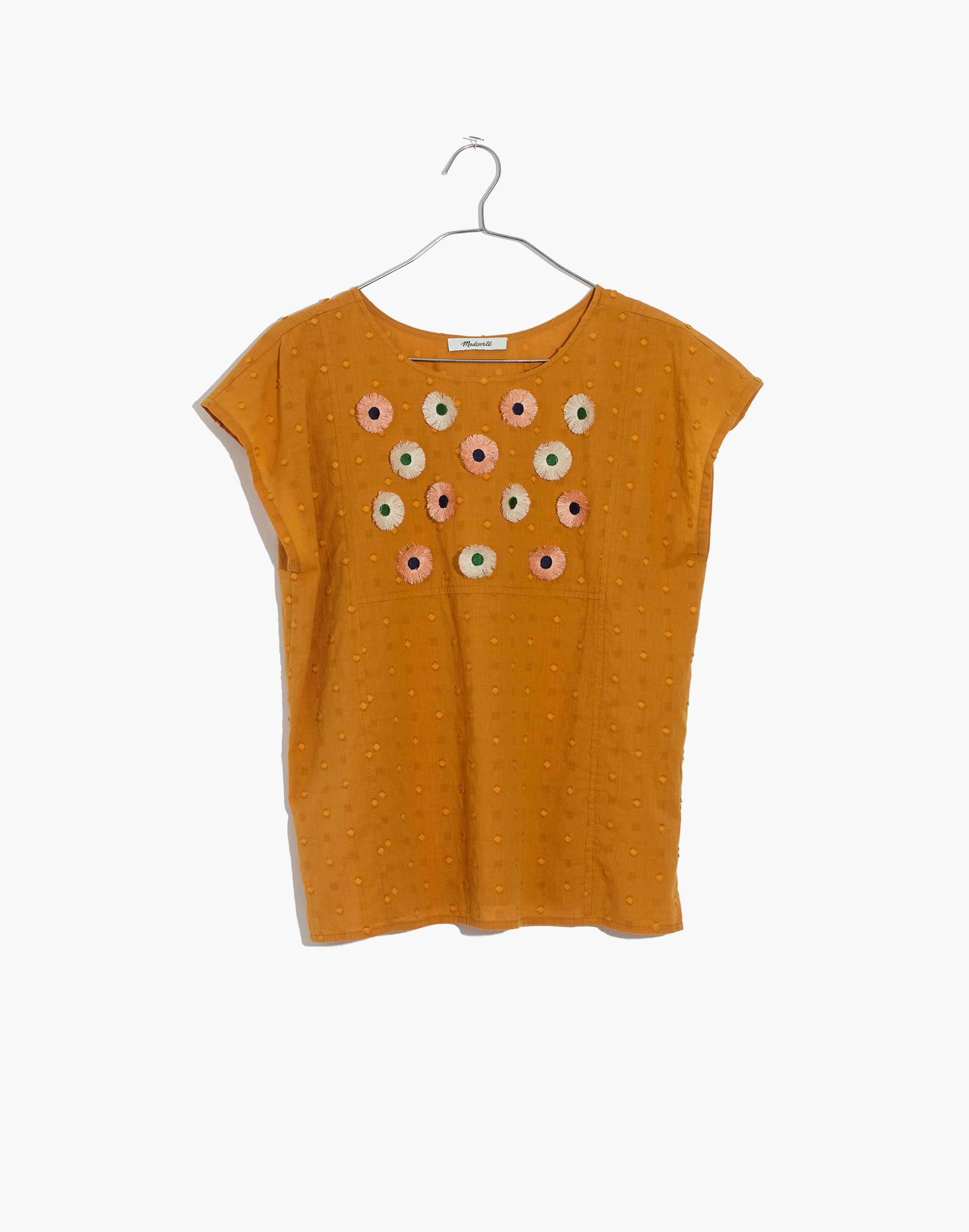 Embroidered Sunflower Top | Madewell