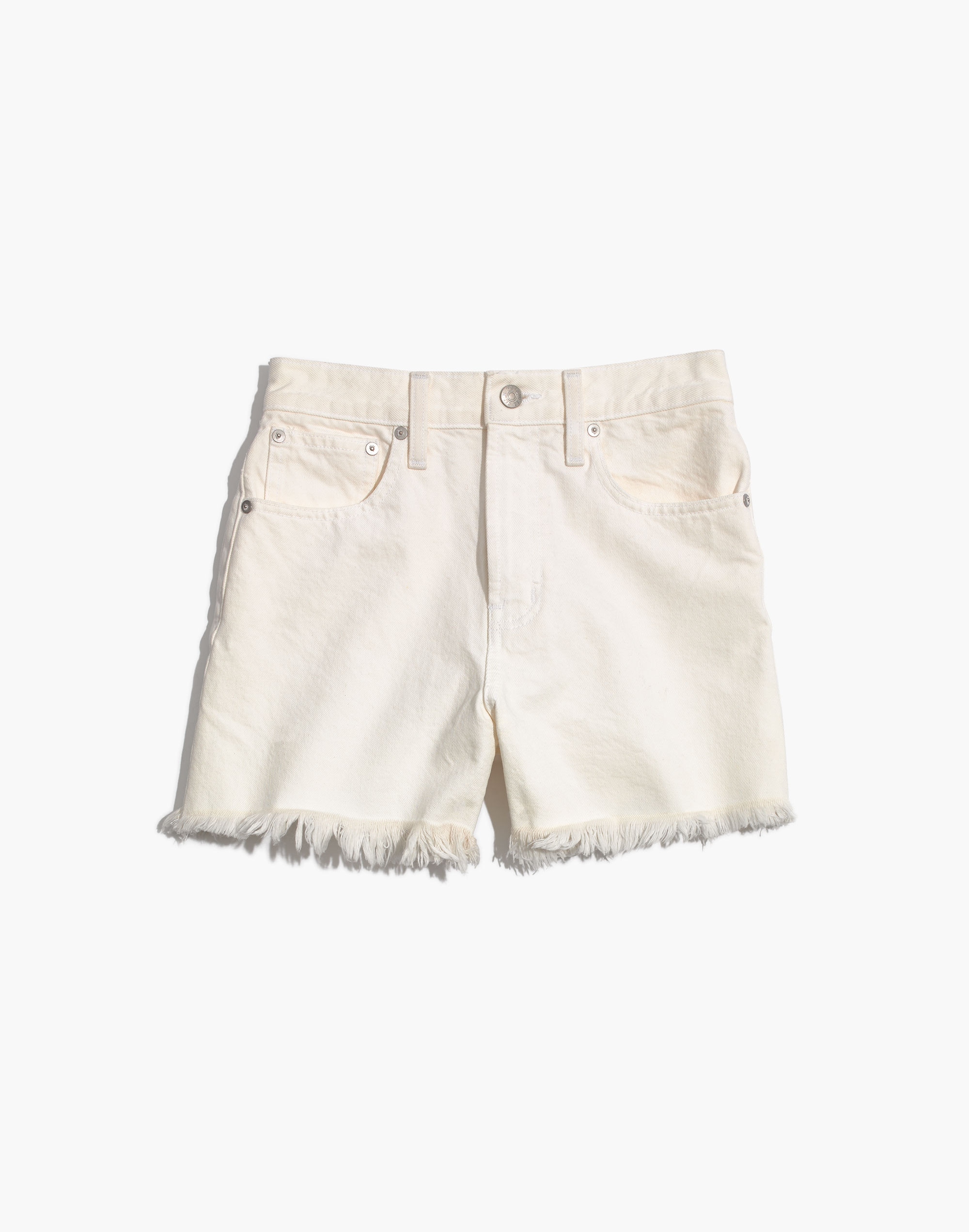 The Perfect Jean Short in Tile White | Madewell