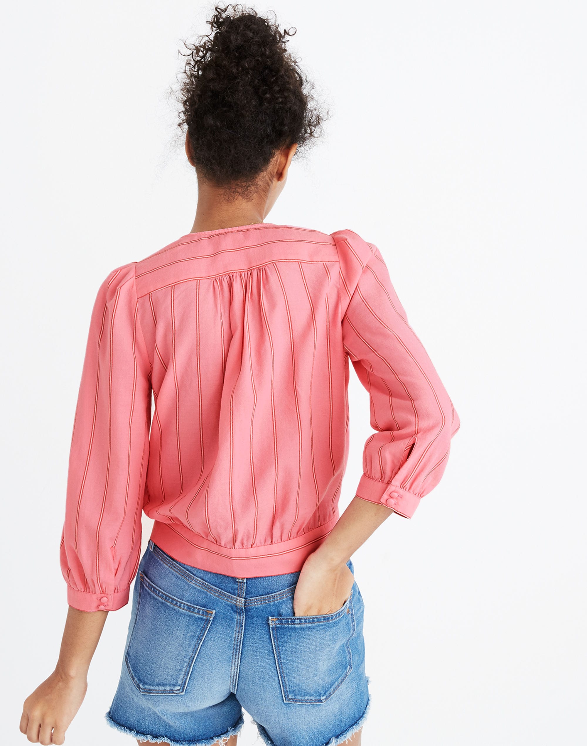 Wrap Top Cecilia Stripe | Madewell