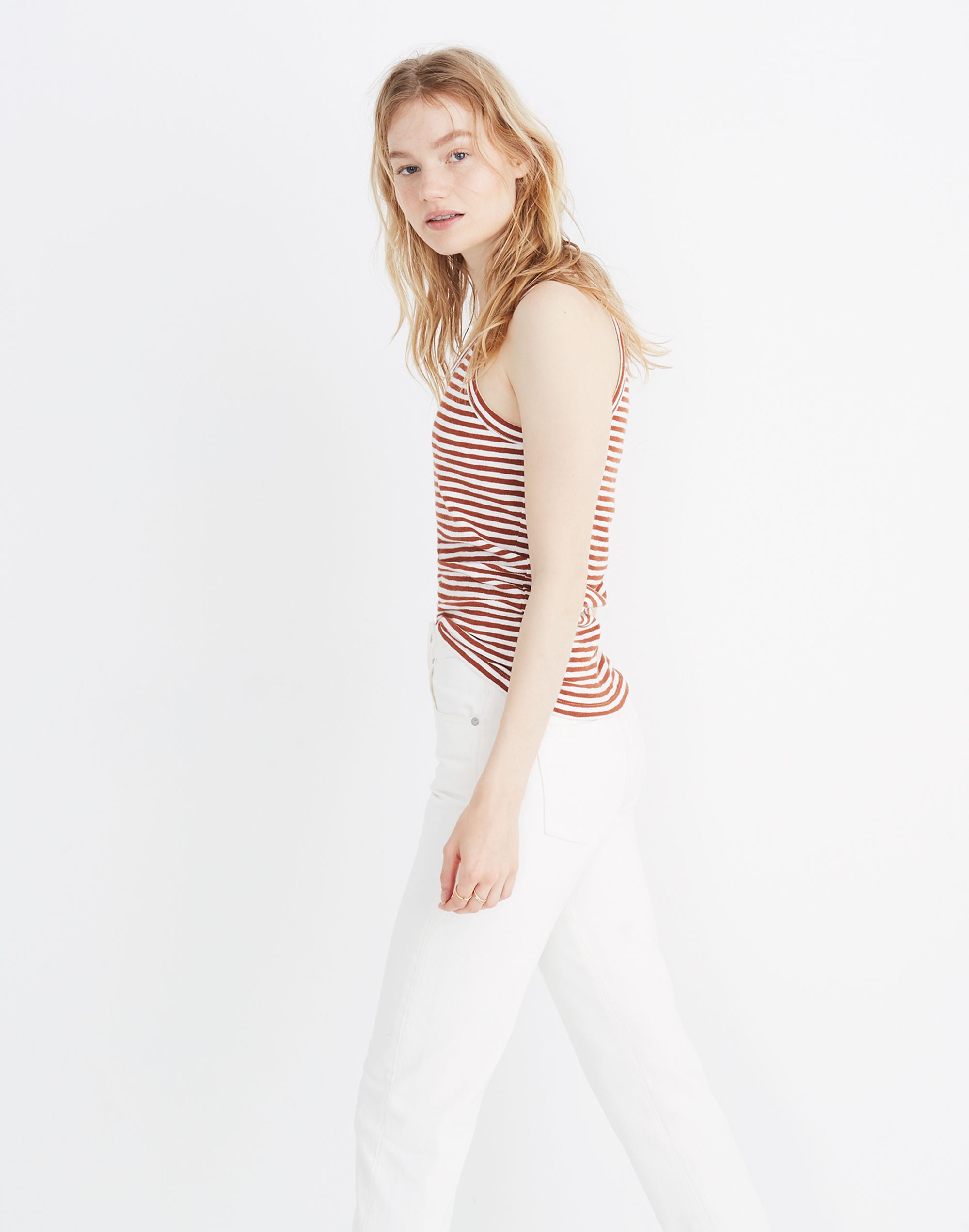 Audio Tank Top Jodi Stripe | Madewell