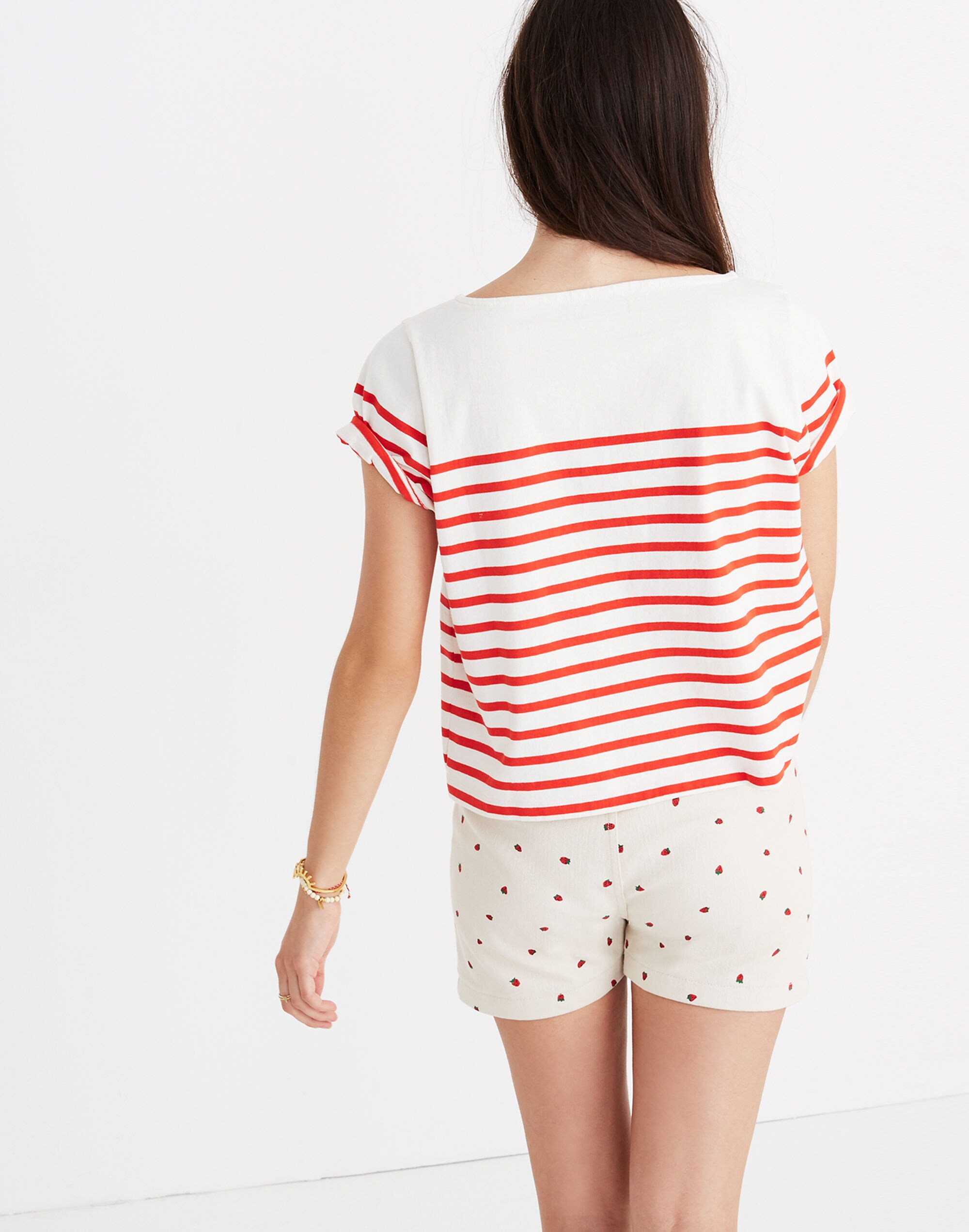 Setlist Boxy Top Lynnhurst Stripe | Madewell