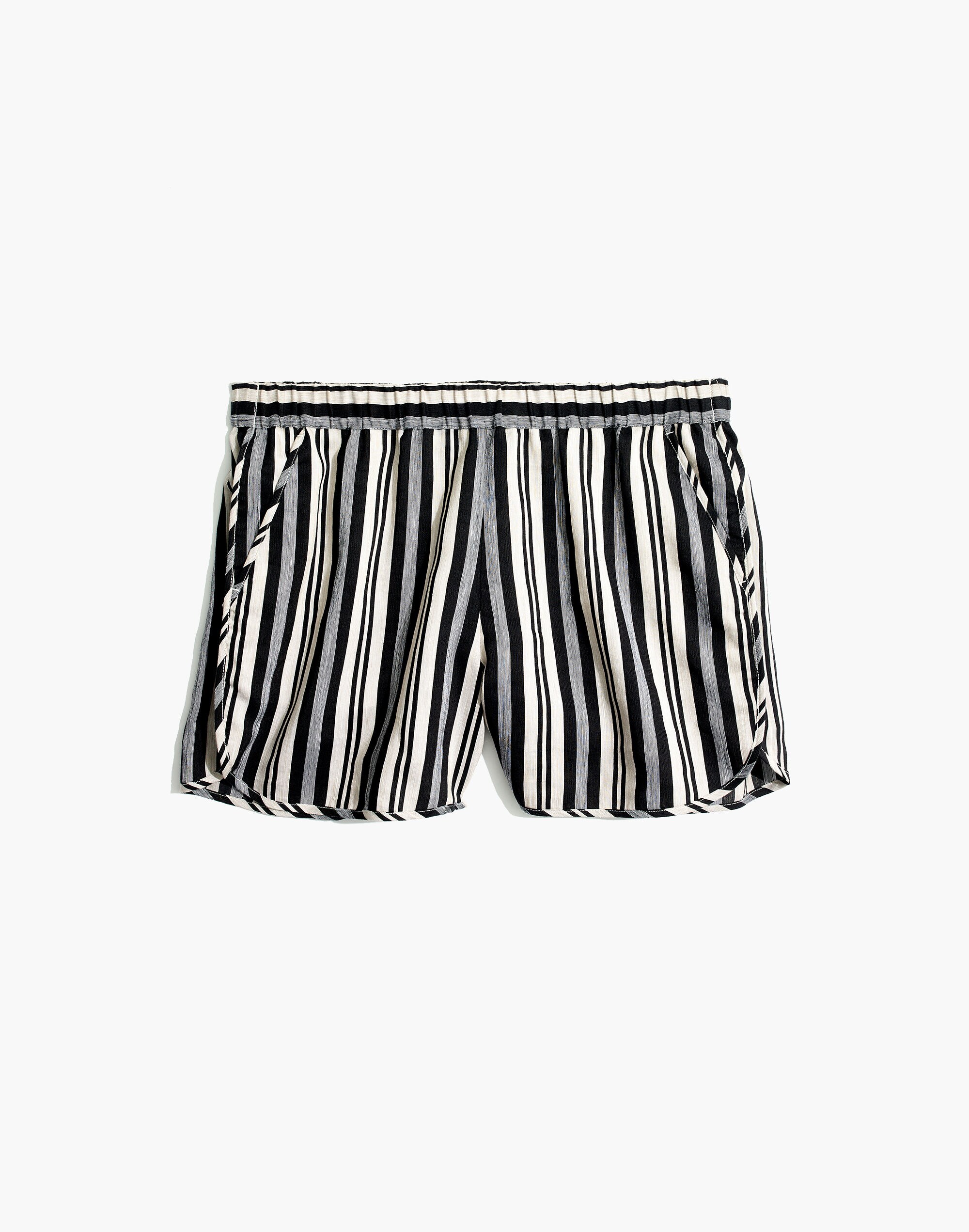 Pull-On Shorts Evelyn Stripe | Madewell