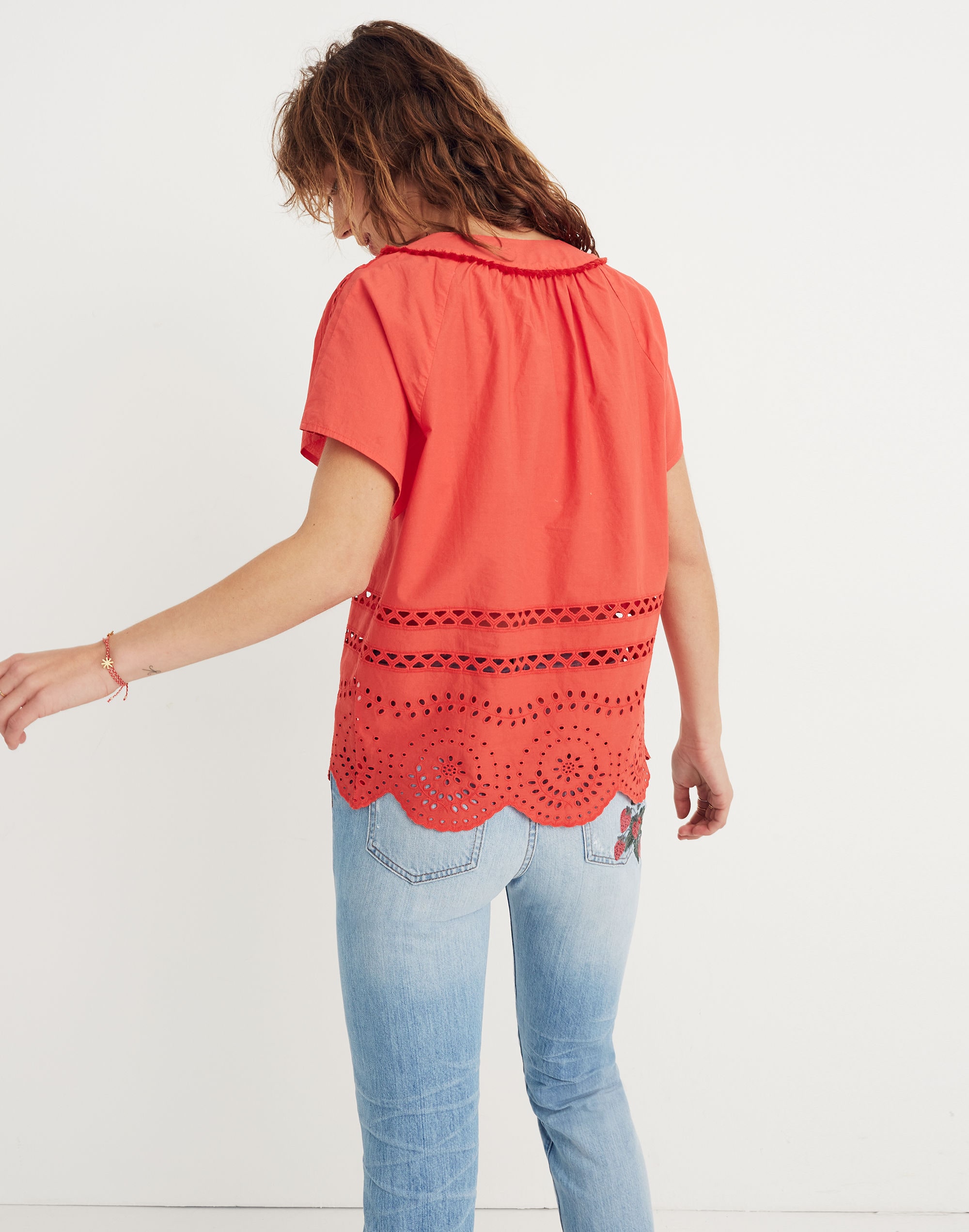 Eyelet Angelica Top | Madewell