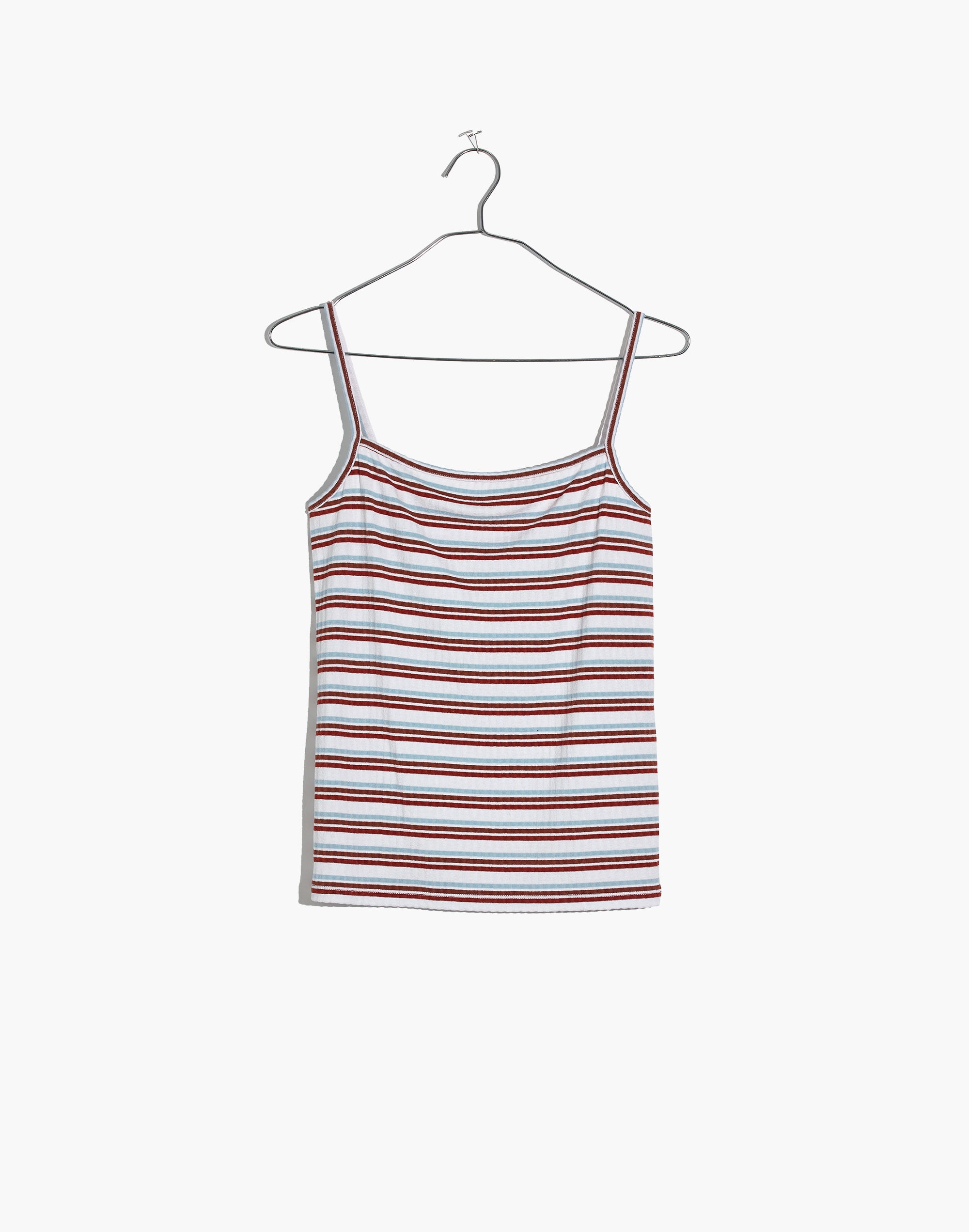 Square-Neck Tank Top in Akiva Stripe | Madewell