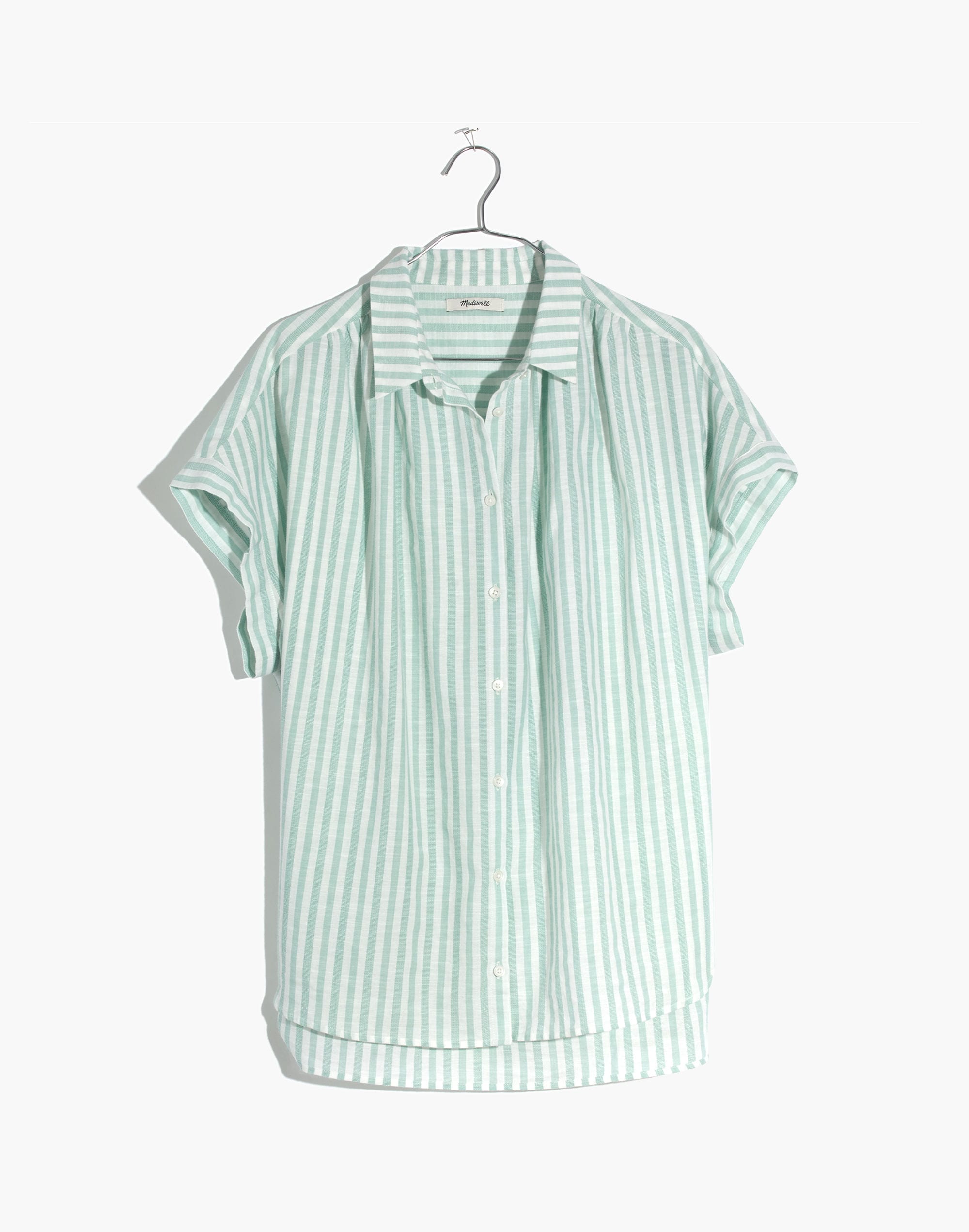 Central Shirt in Mint Stripe | Madewell