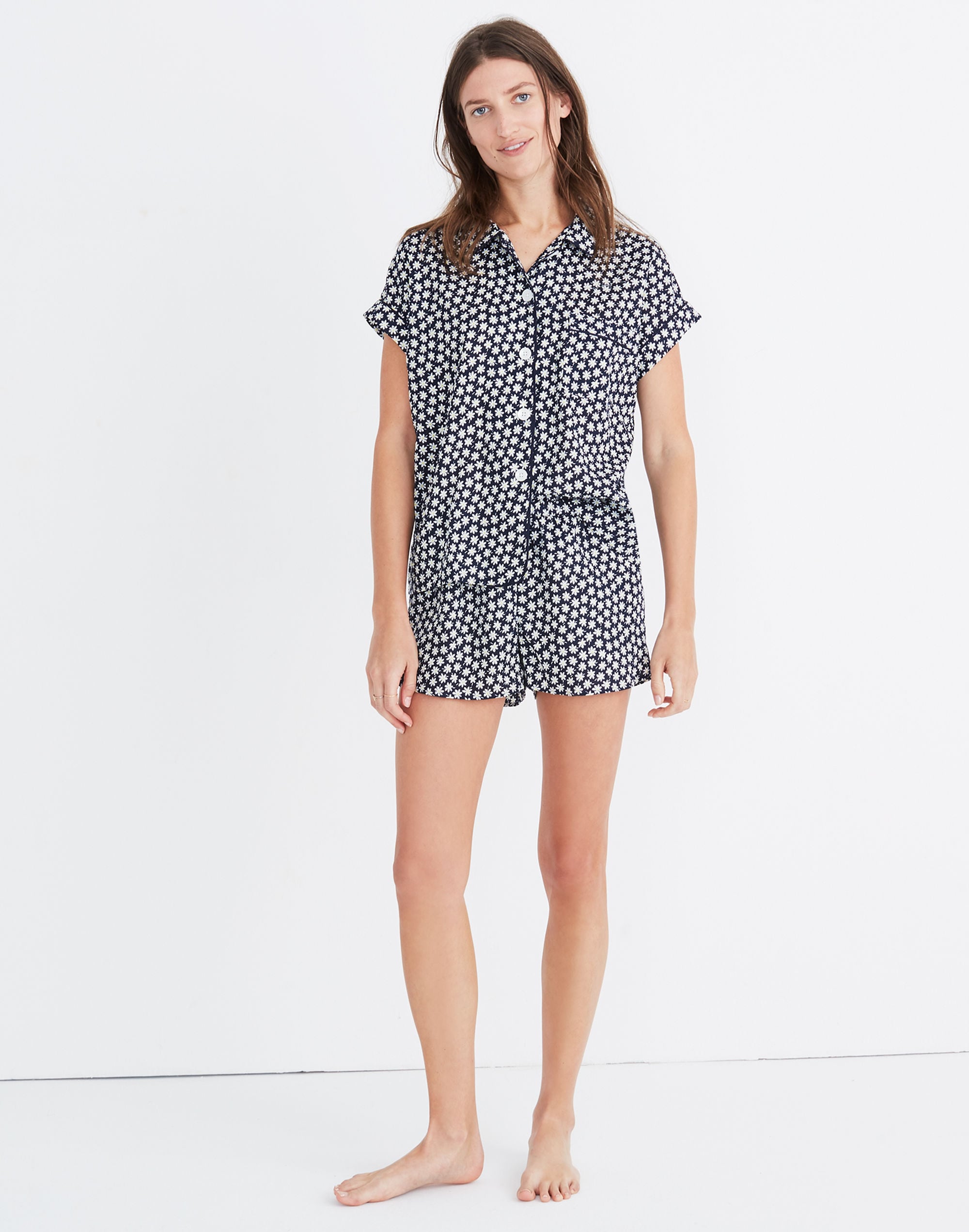 Bedtime Pajama Top in Mini Daisy | Madewell