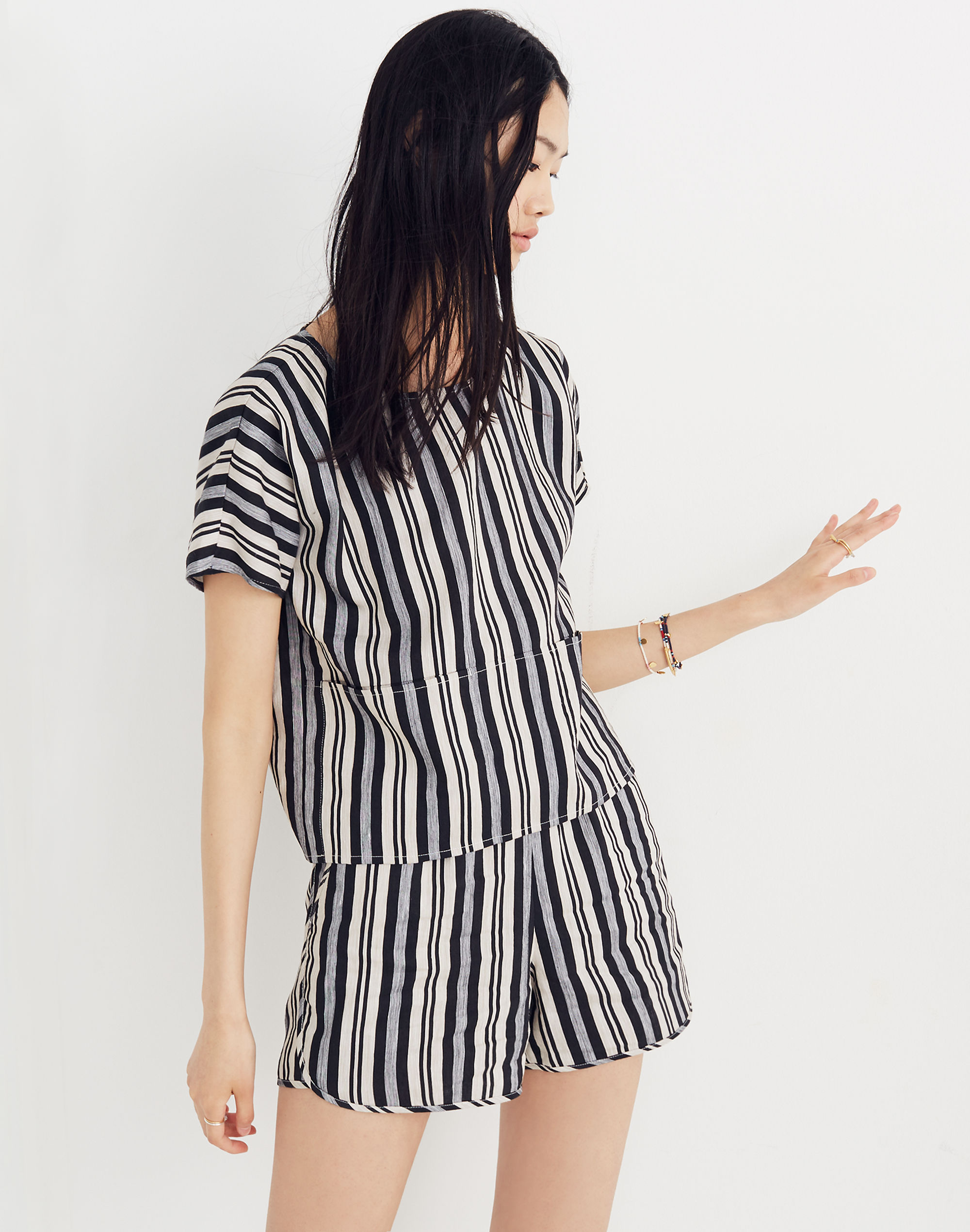 Boxy Top Evelyn Stripe | Madewell