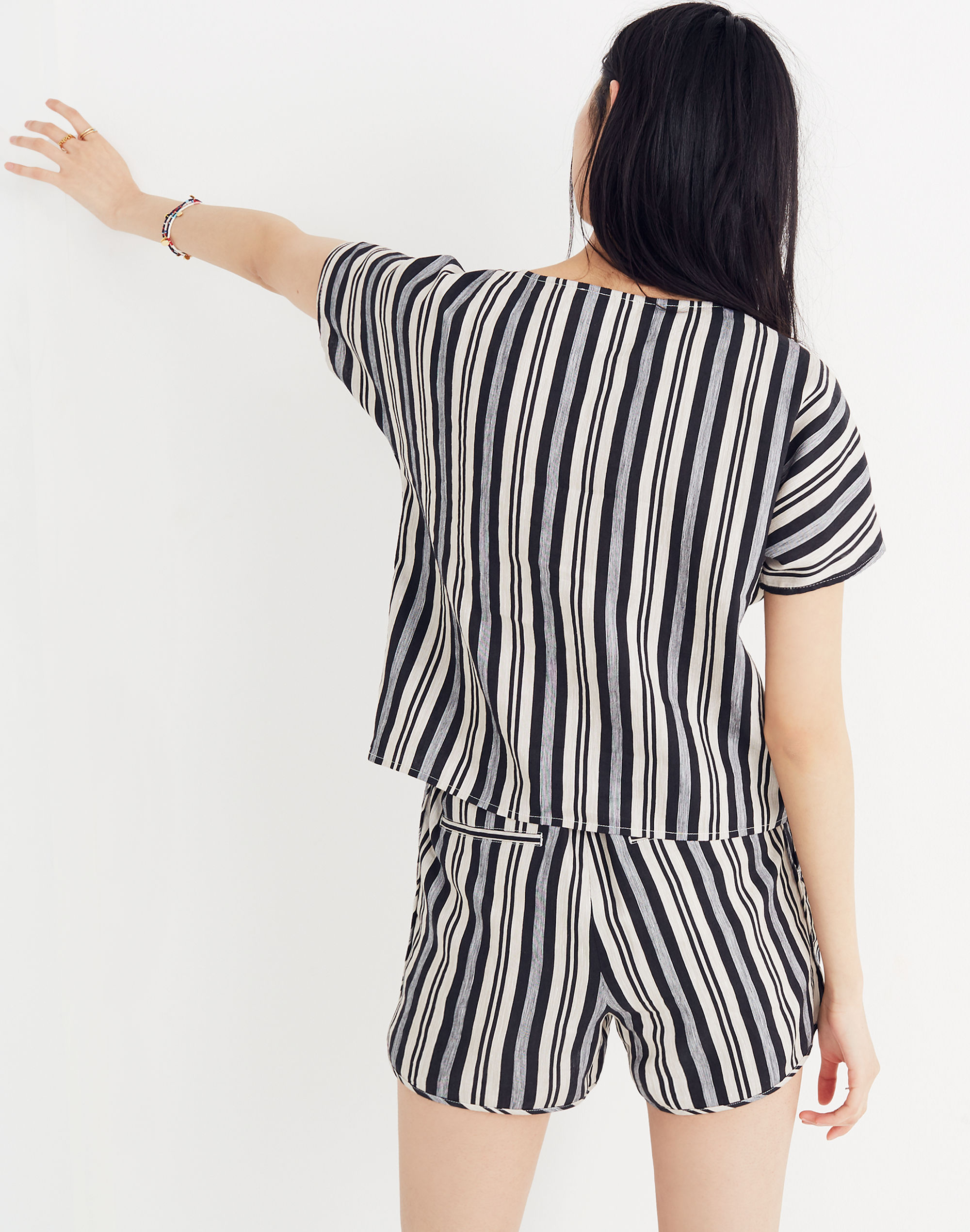 Boxy Top Evelyn Stripe | Madewell