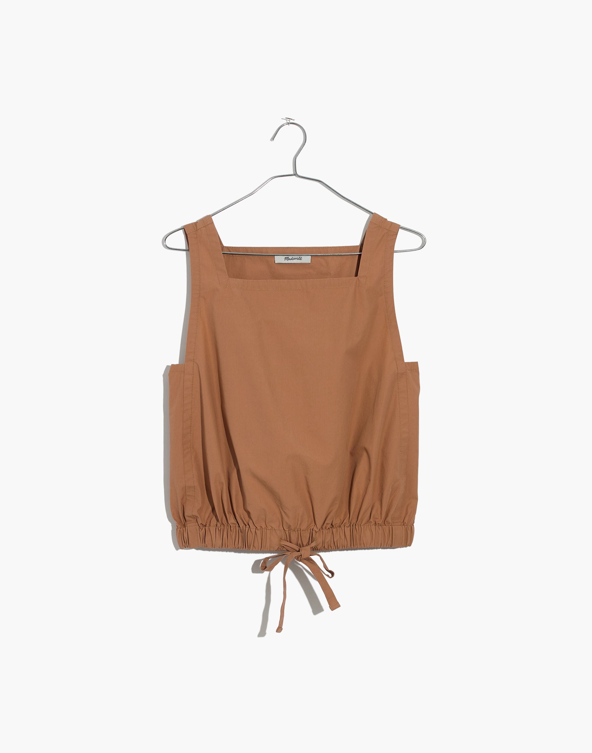 Square-Neck Bubble Top | Madewell