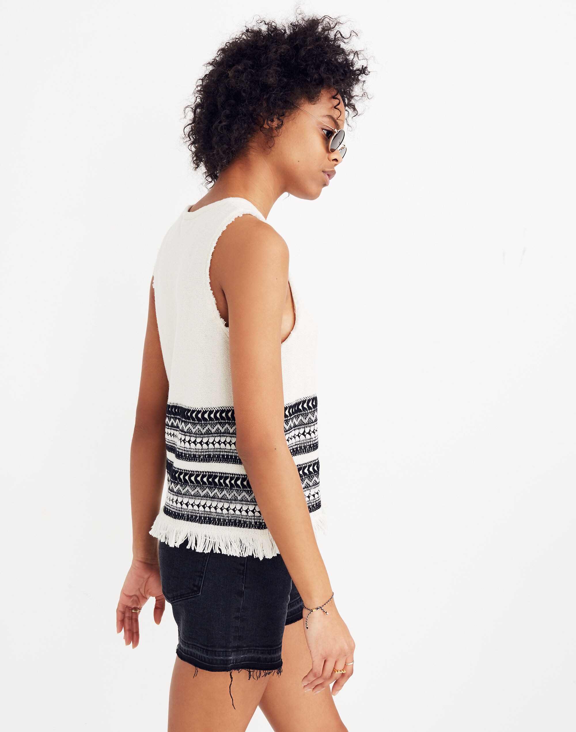 Villagrove Sweater Tank Bright Ivory | Madewell