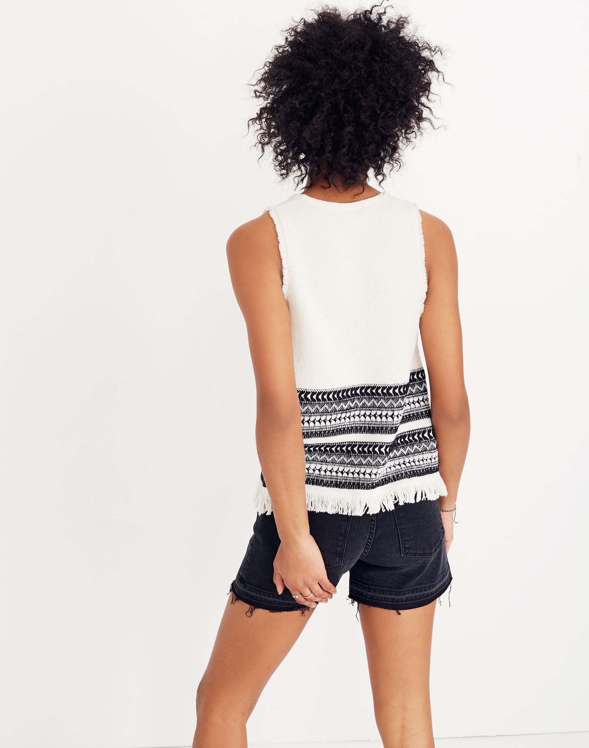 Villagrove Sweater Tank Bright Ivory | Madewell