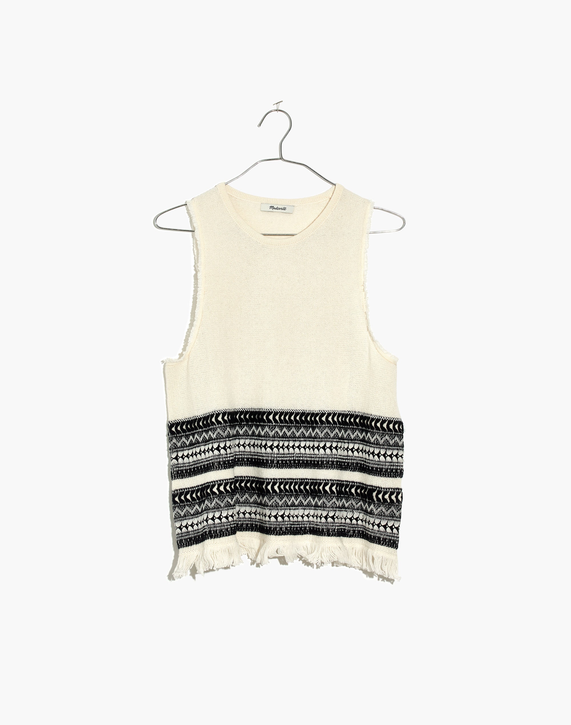 Villagrove Sweater Tank Bright Ivory | Madewell