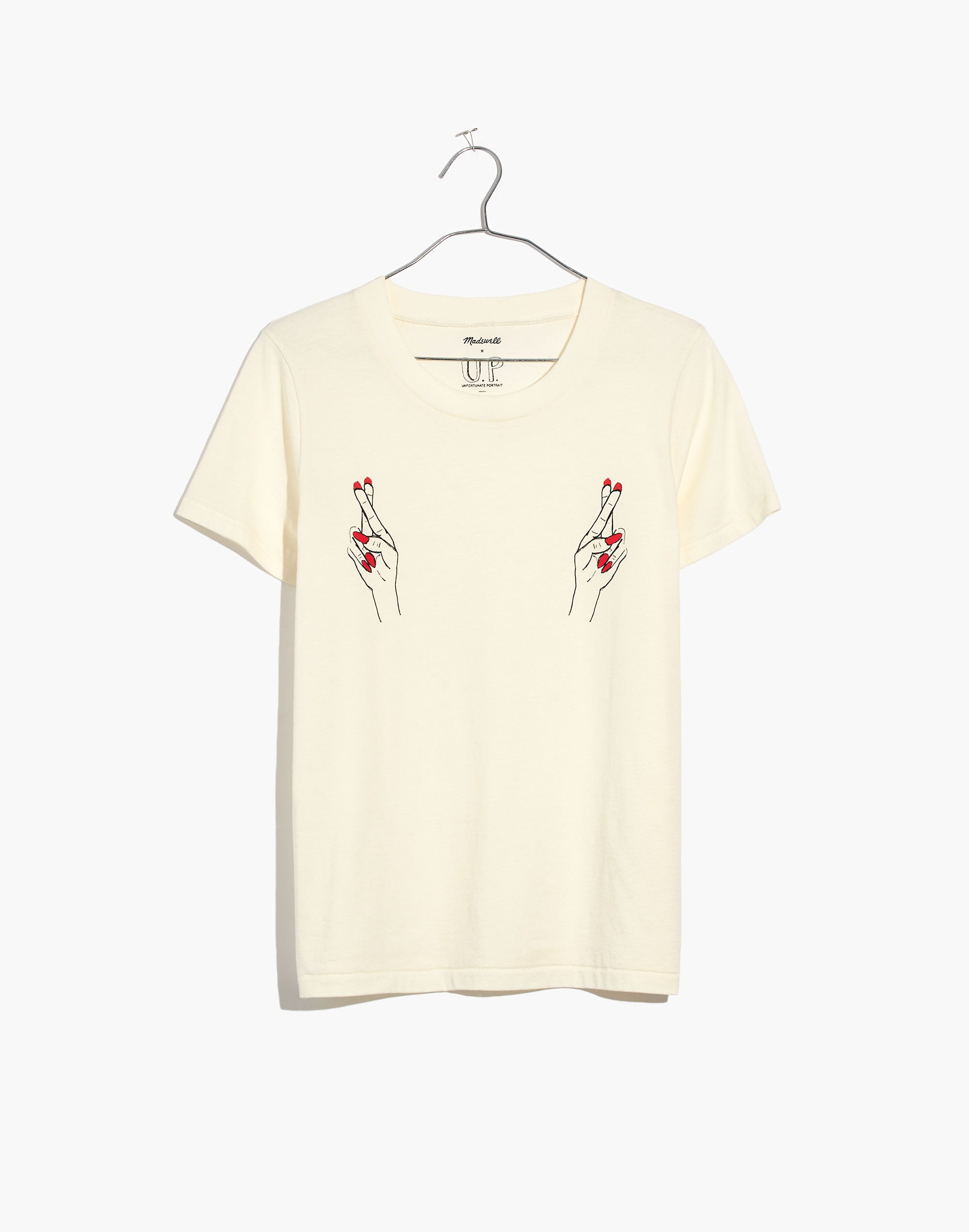 Madewell x Unfortunate Portrait™ Fingers Crossed Tee |