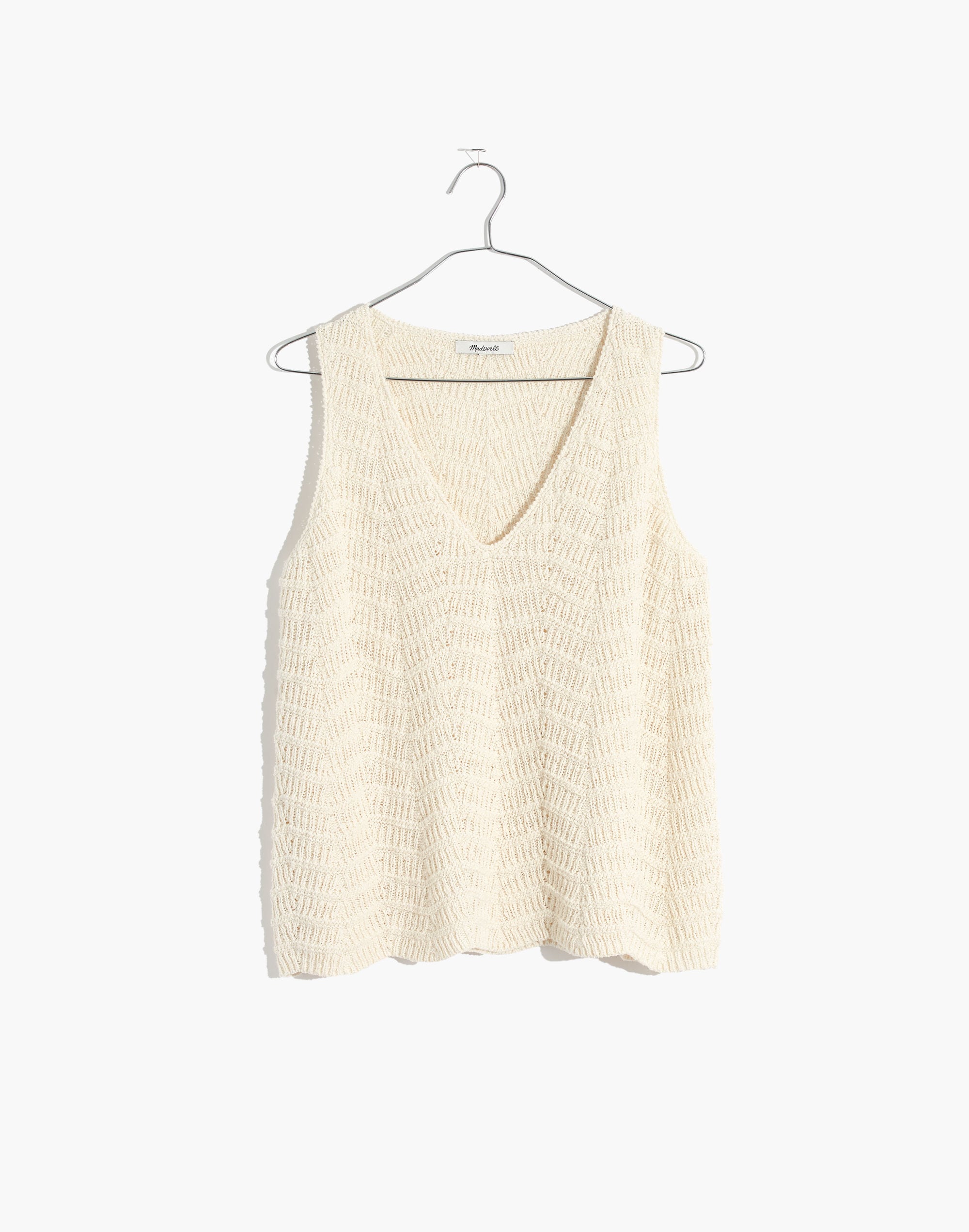 Crocheted Sweater Tank | Madewell