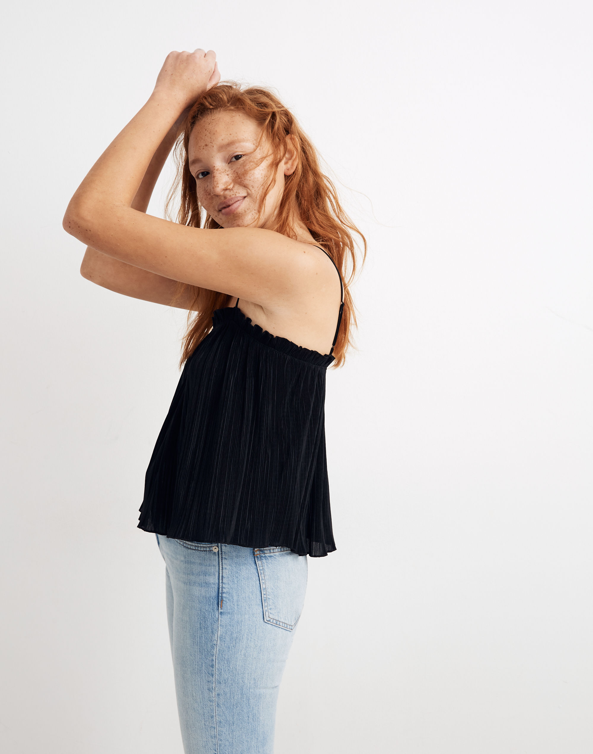 Texture & Thread Micropleat Tank Top | Madewell