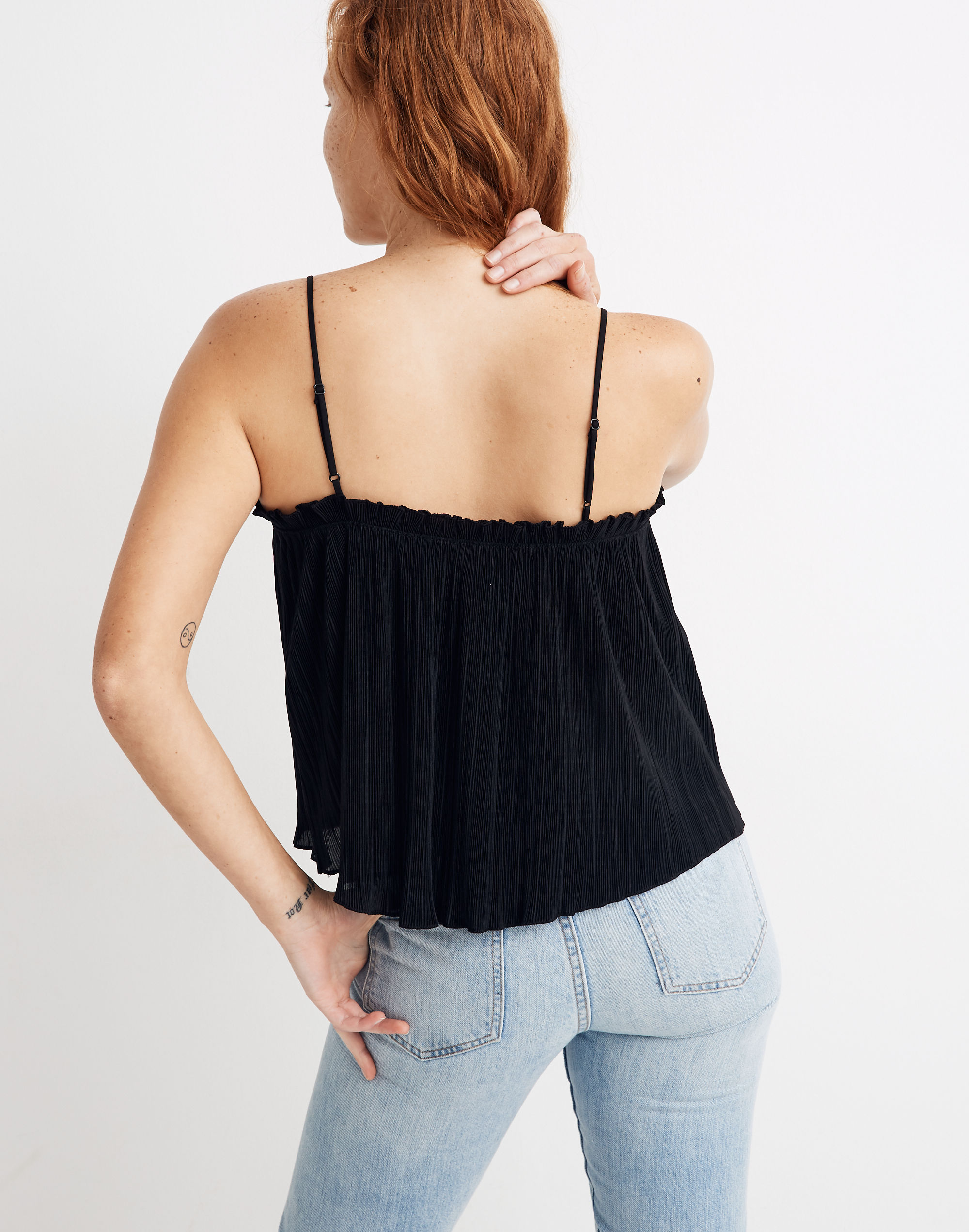 Texture & Thread Micropleat Tank Top | Madewell