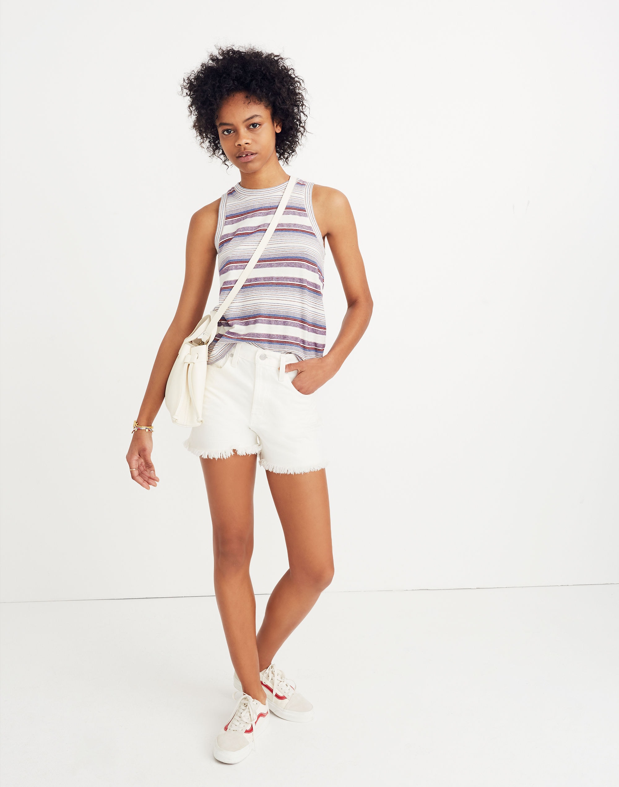 Carita Stripe Tank Top | Madewell