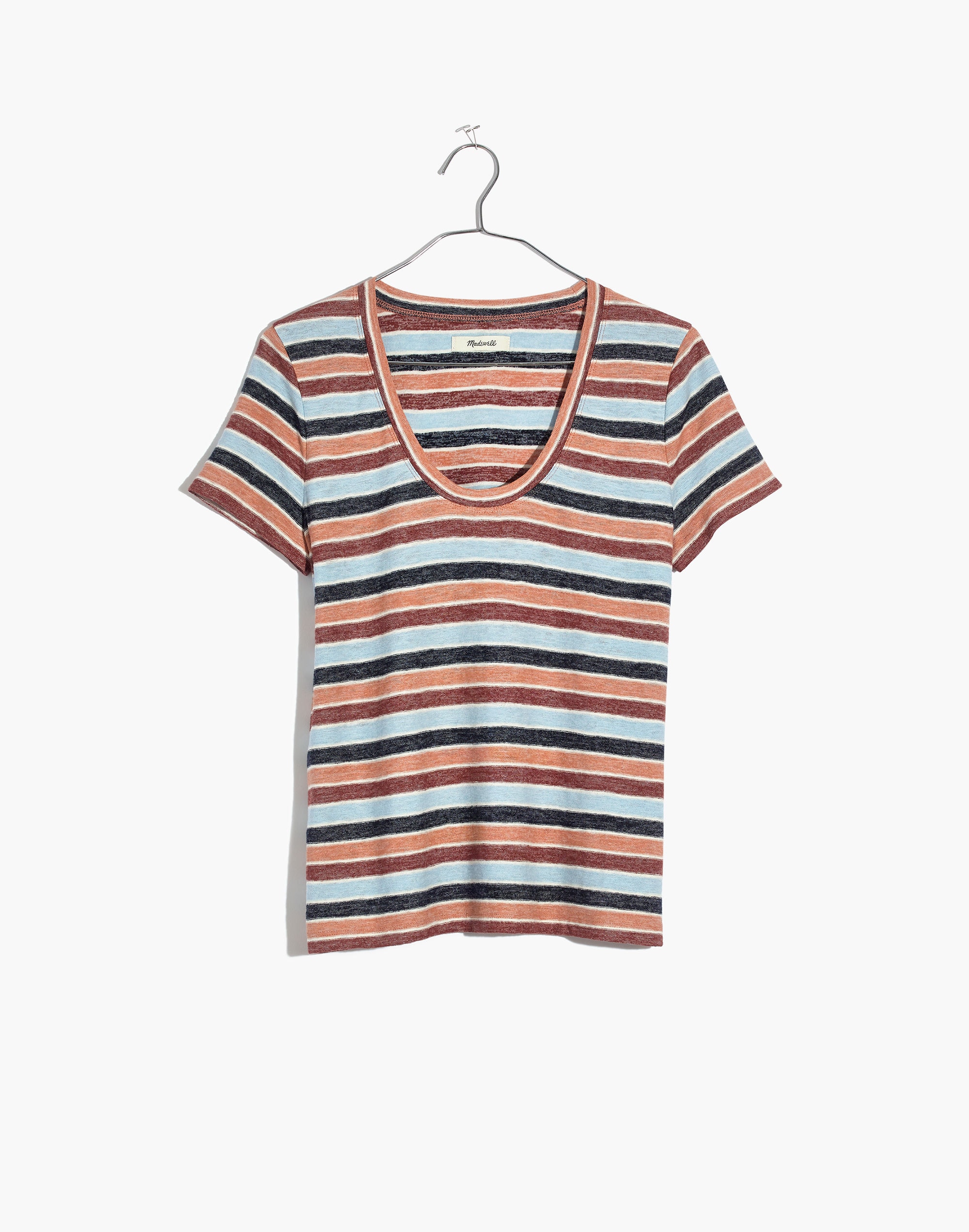 Alto Scoop Tee in Colborne Stripe | Madewell