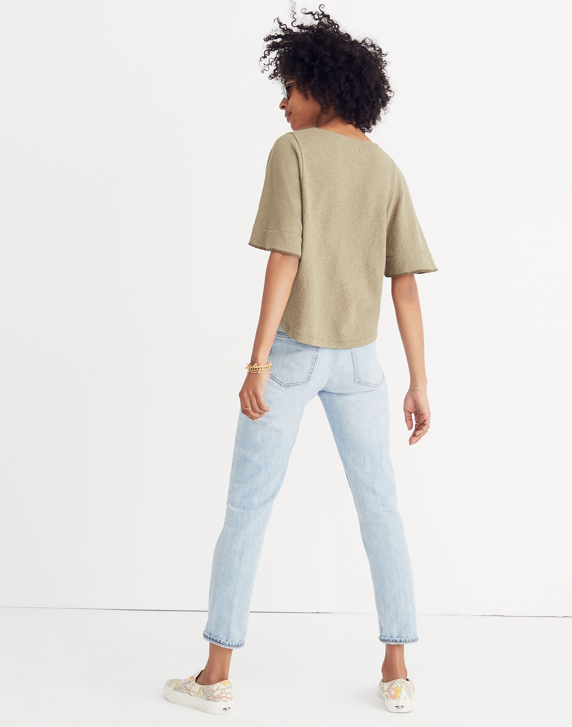 Texture & Thread Flutter-Sleeve Top | Madewell