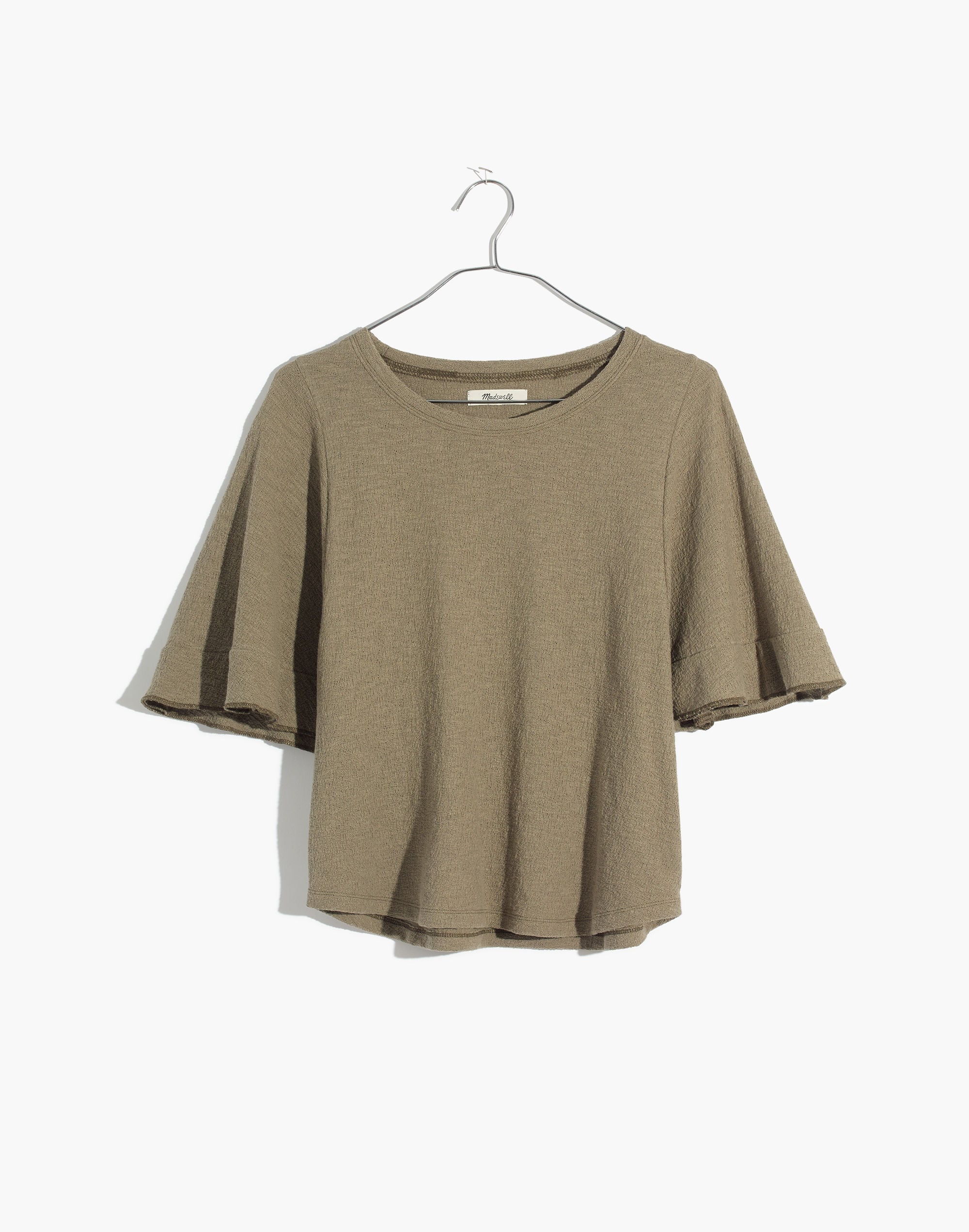 Texture & Thread Flutter-Sleeve Top | Madewell