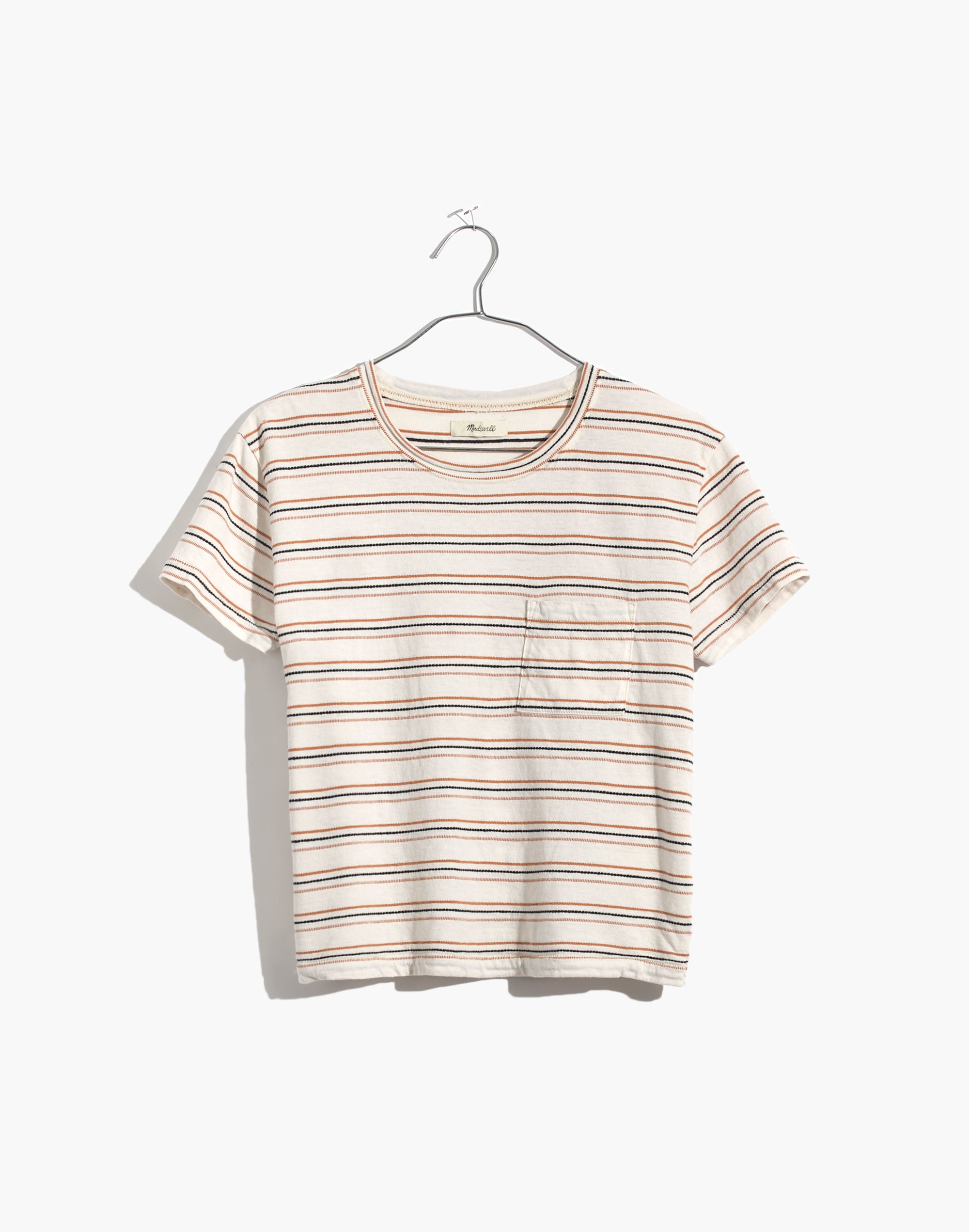 Radio Boxy Tee in Cohen Stripe | Madewell