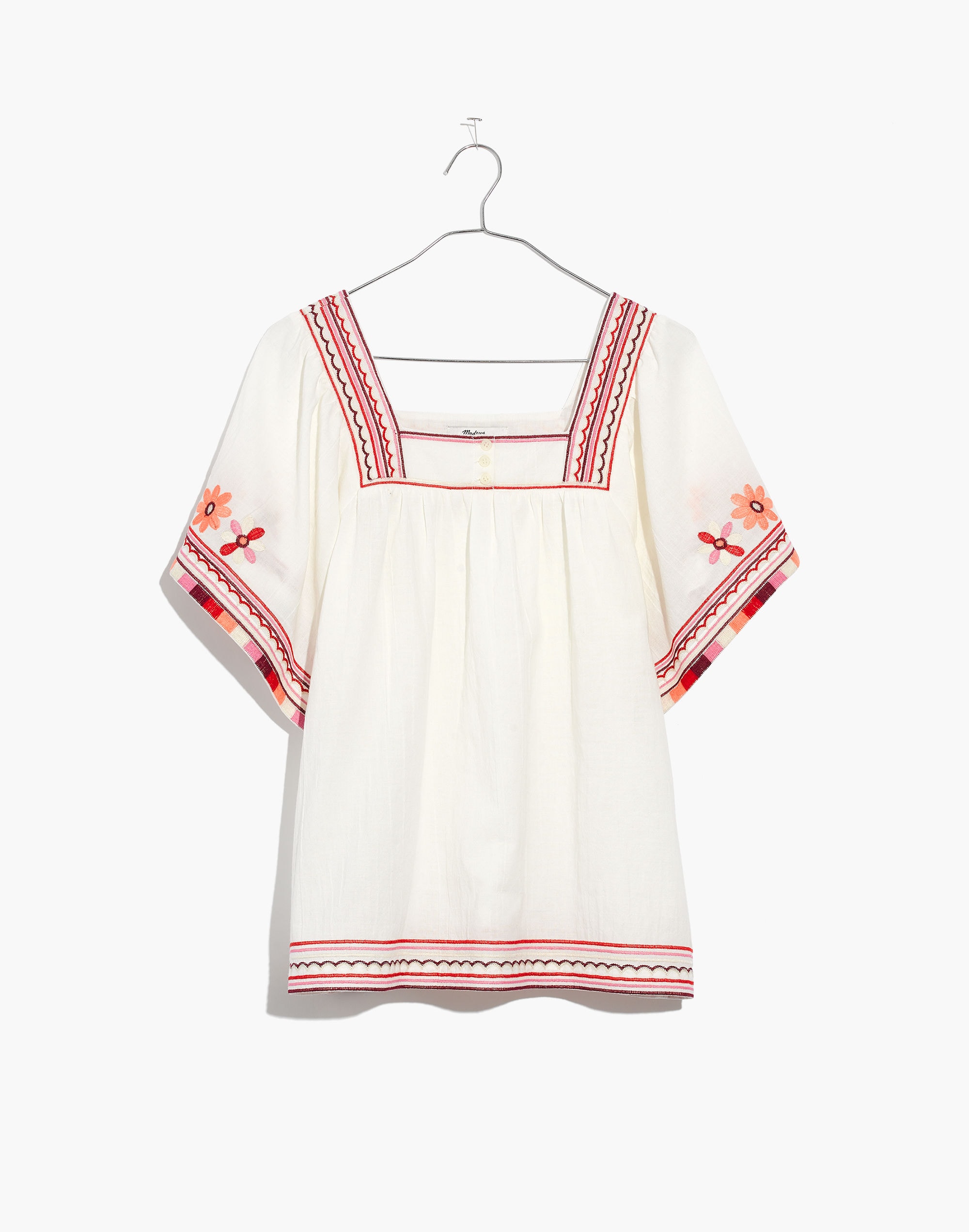 Embroidered Sandblossom Top | Madewell