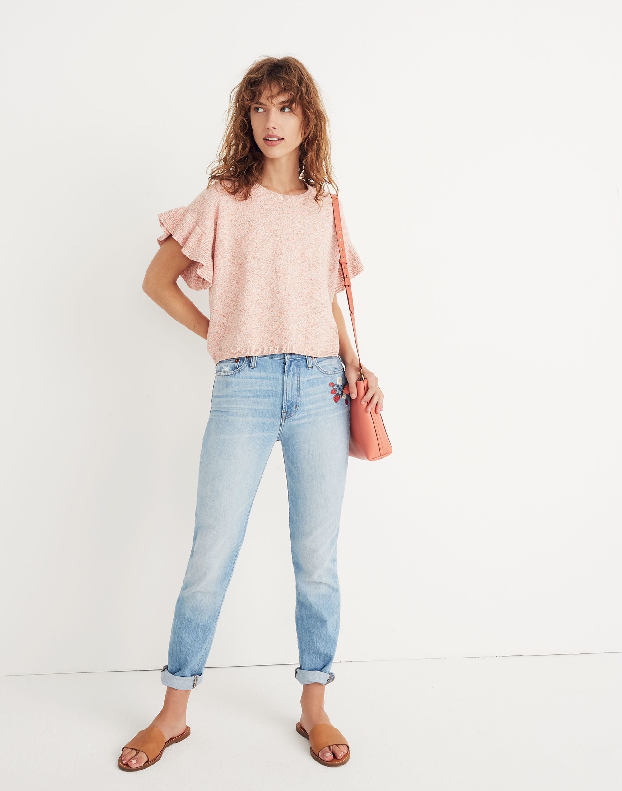 Ruffle-Sleeve Sweater Tee | Madewell