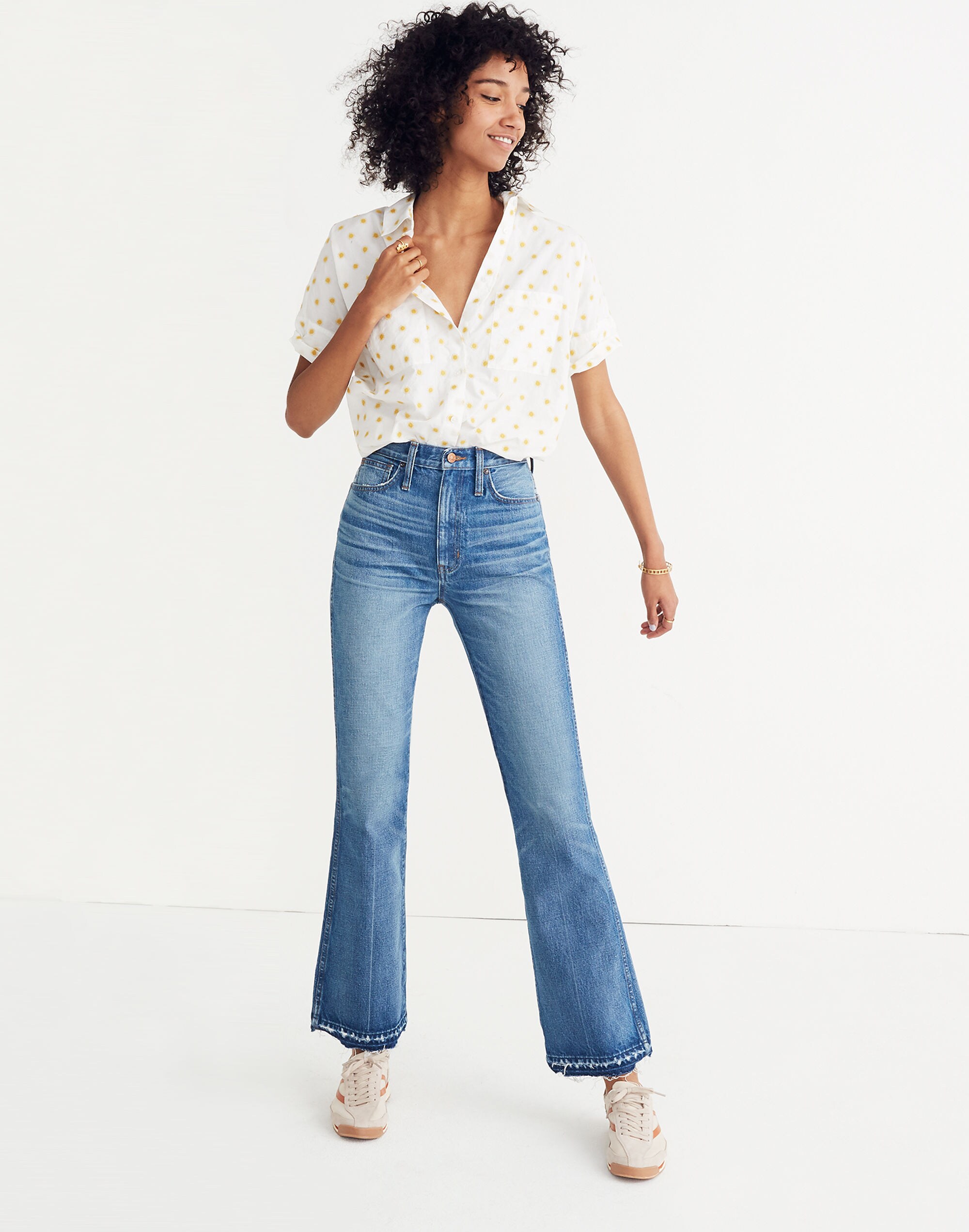 Tall Rigid Flare Jeans: Drop-Hem Edition