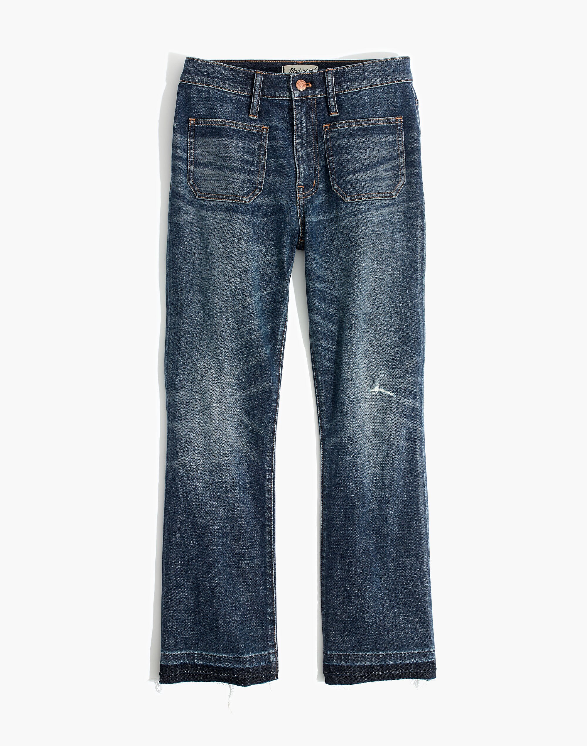 Monogram Patch Boot-Cut Jeans - Ready-to-Wear 1AB6R2