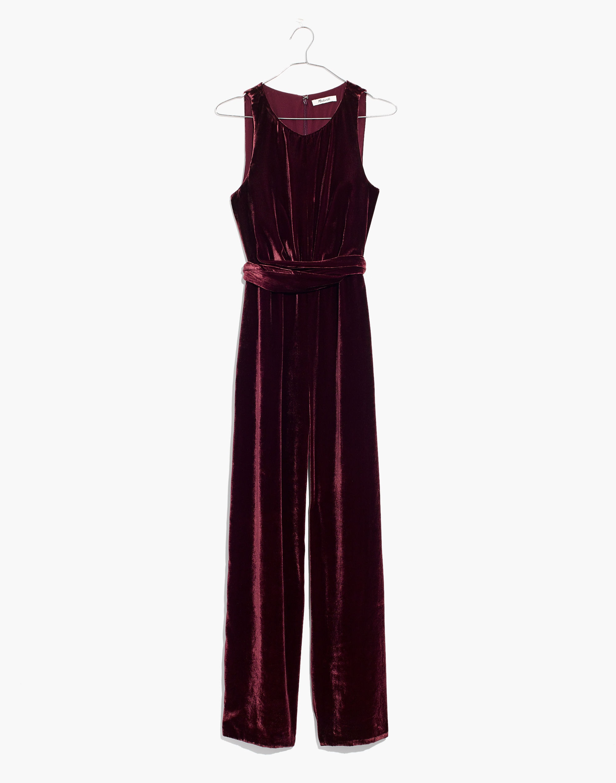 Velvet Twist-Front Jumpsuit | Madewell