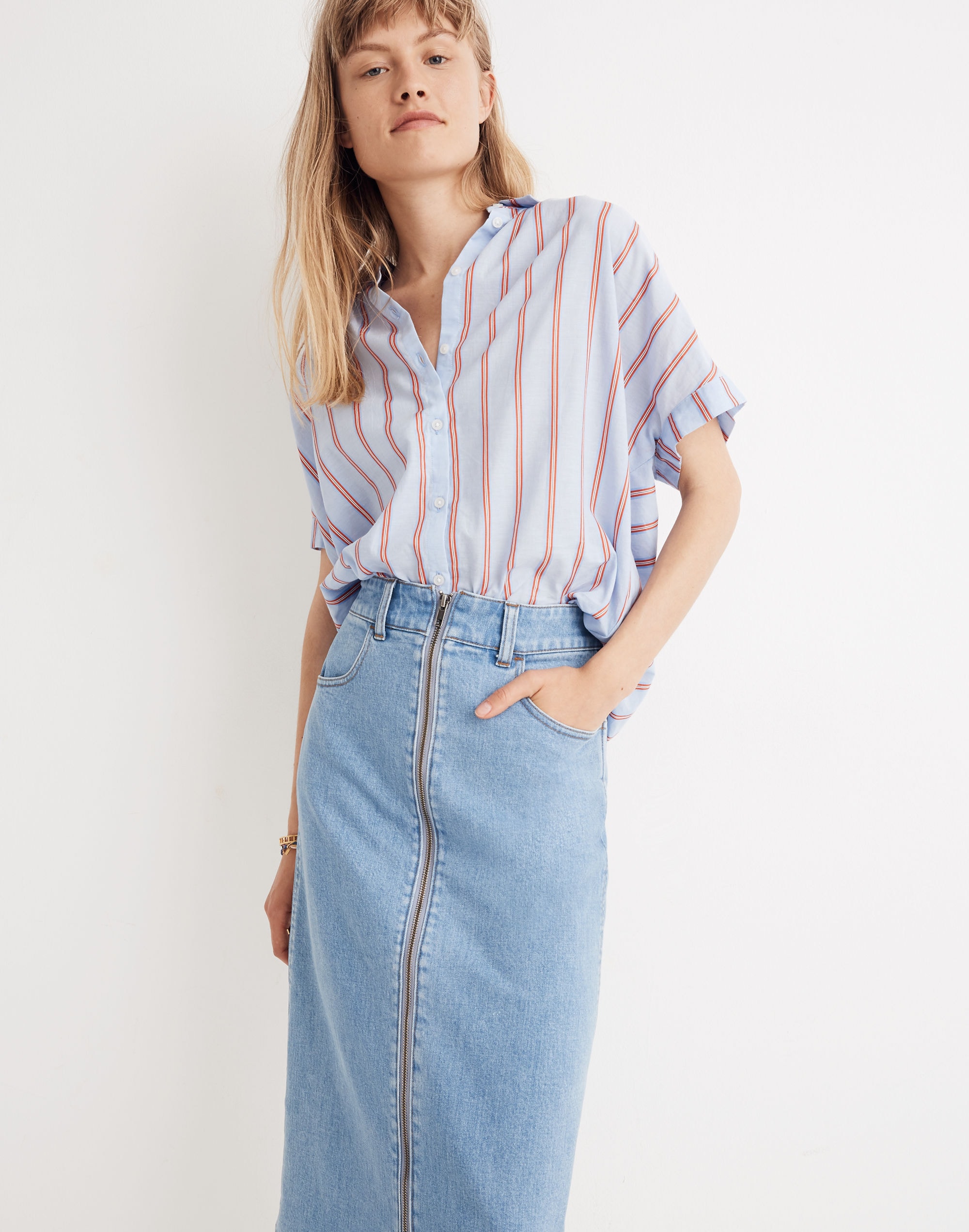 Central Shirt in Atwater Stripe | Madewell