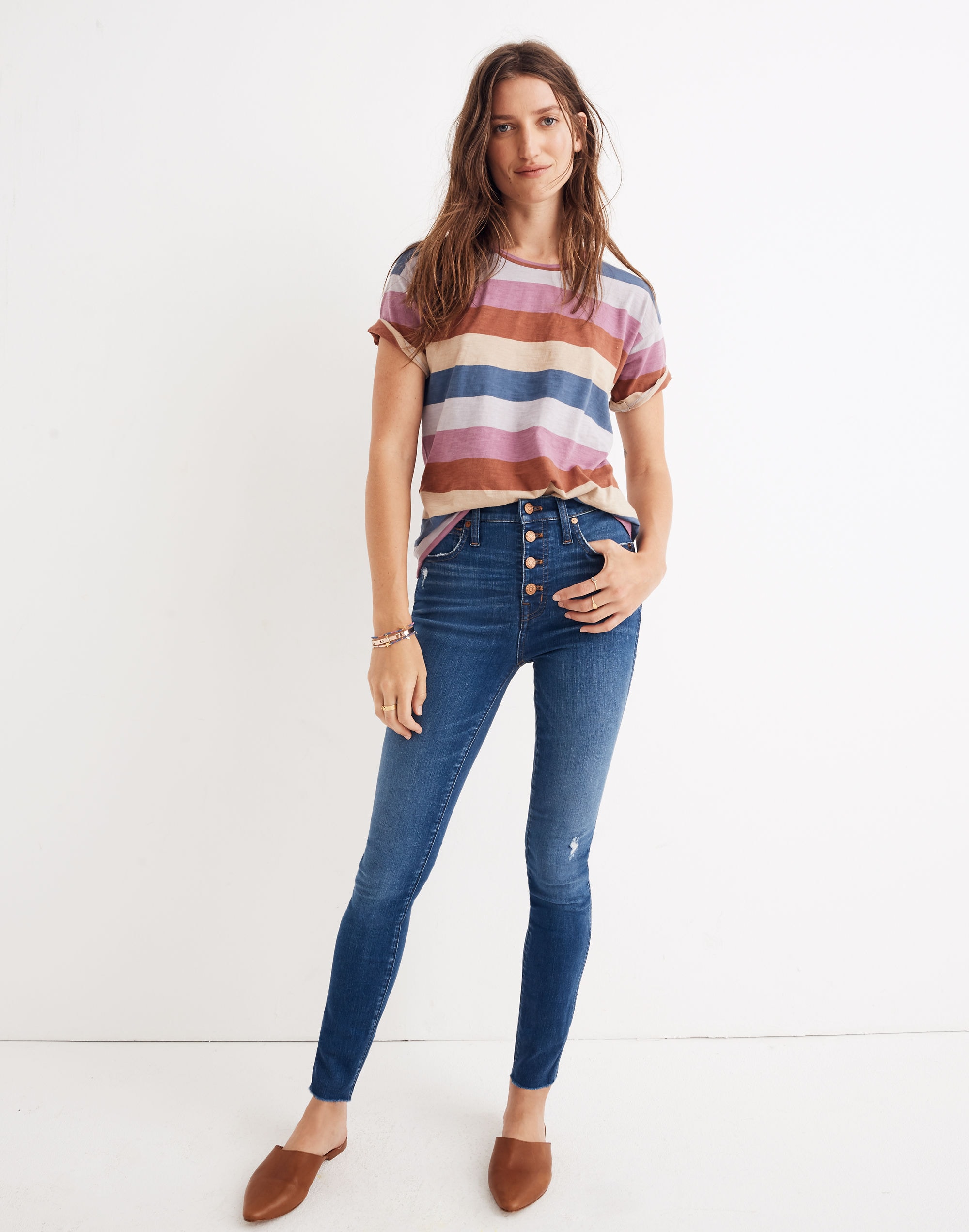 Tall 10" High-Rise Skinny Jeans in Hanna Wash | Madewell