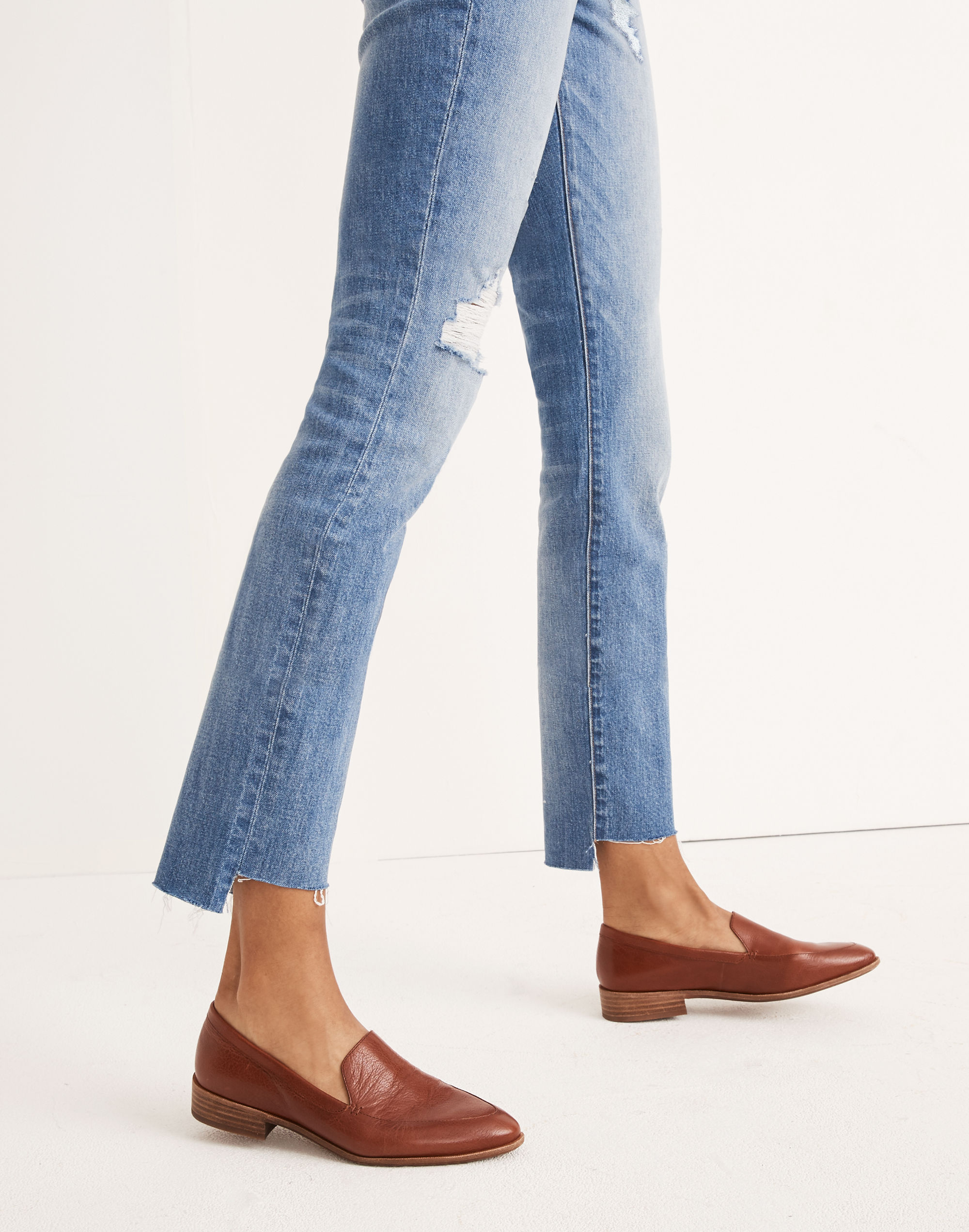 The Petite High-Rise Slim Boyjean Lita Wash: Step-Hem Edition | Madewell