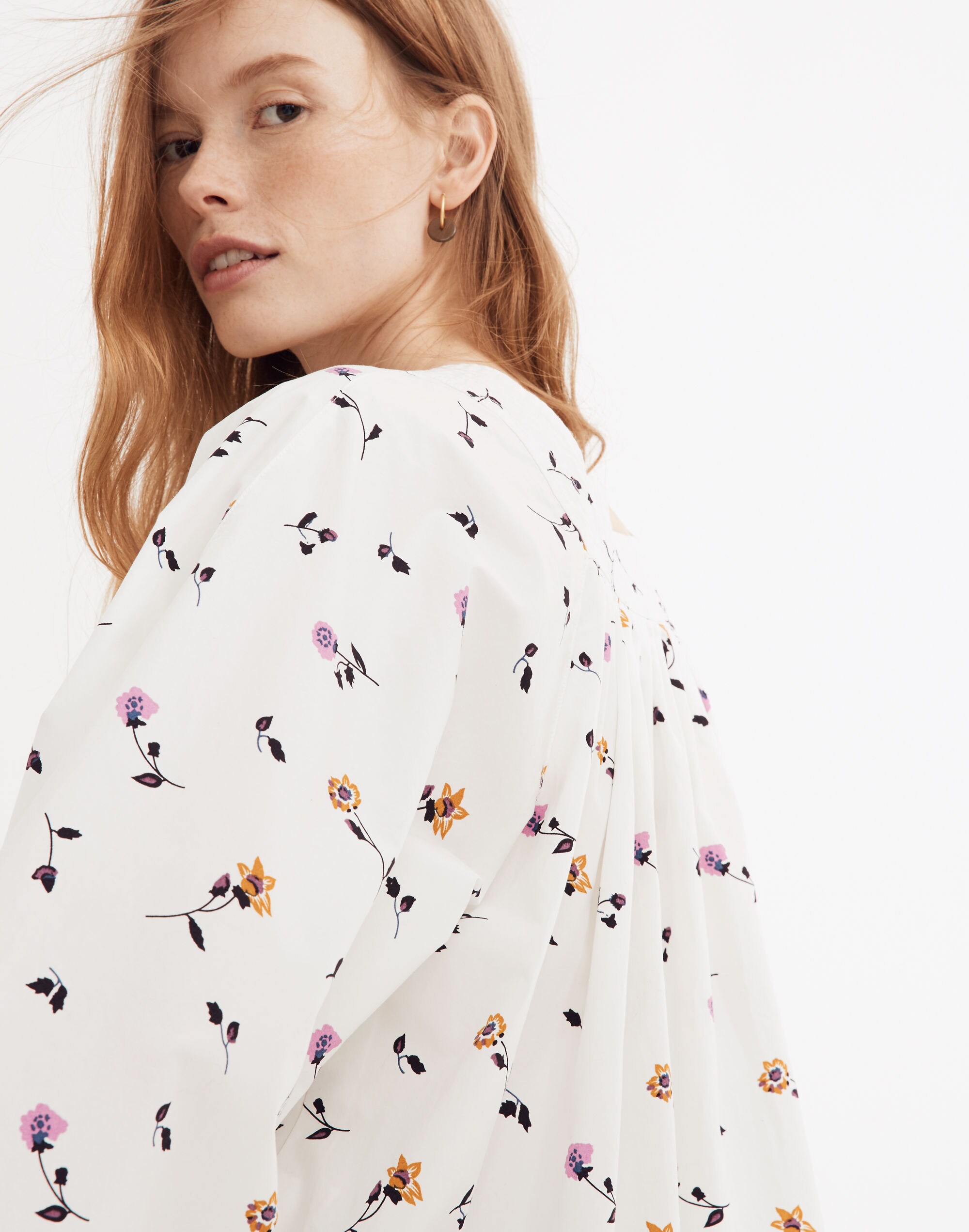 Square-Neck Top Sweet Blossoms | Madewell