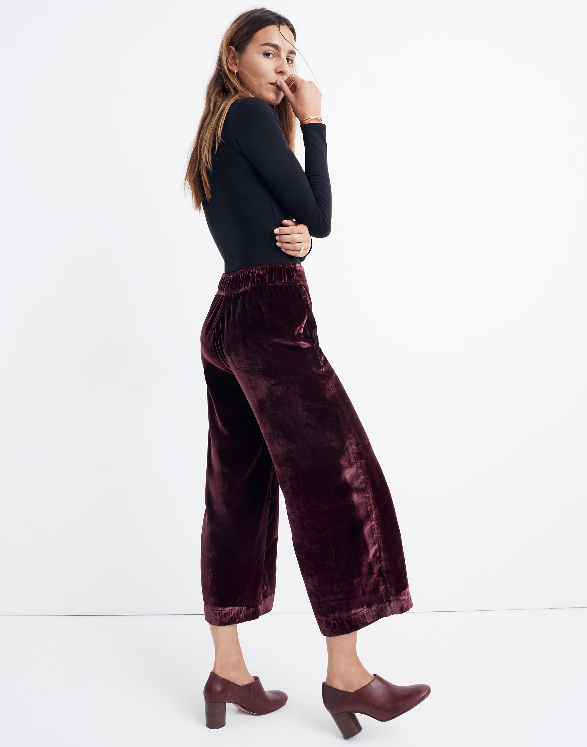 Velvet Huston Pull-On Crop Pants | Madewell