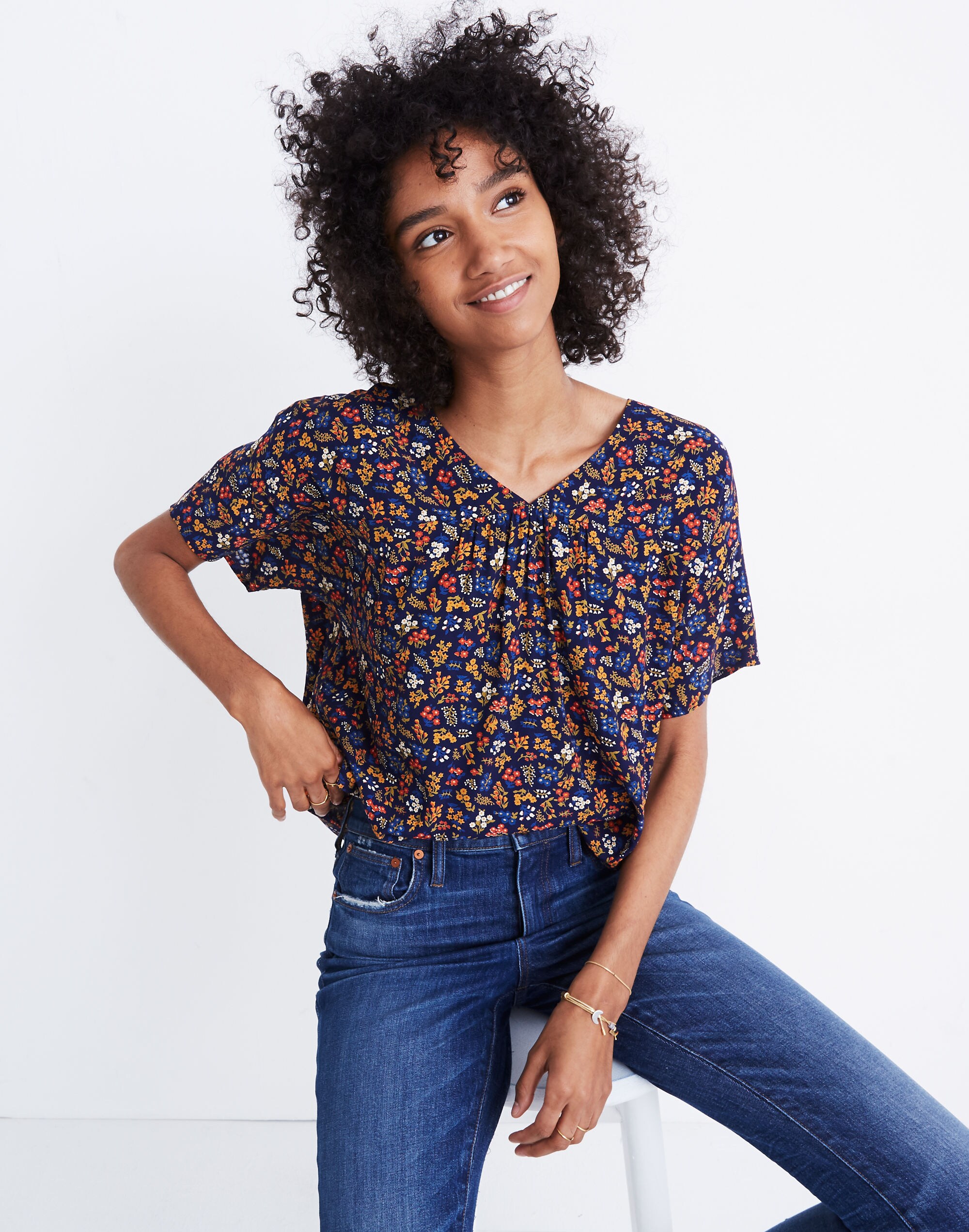 Women's Rhyme Top in Garden Party | Madewell