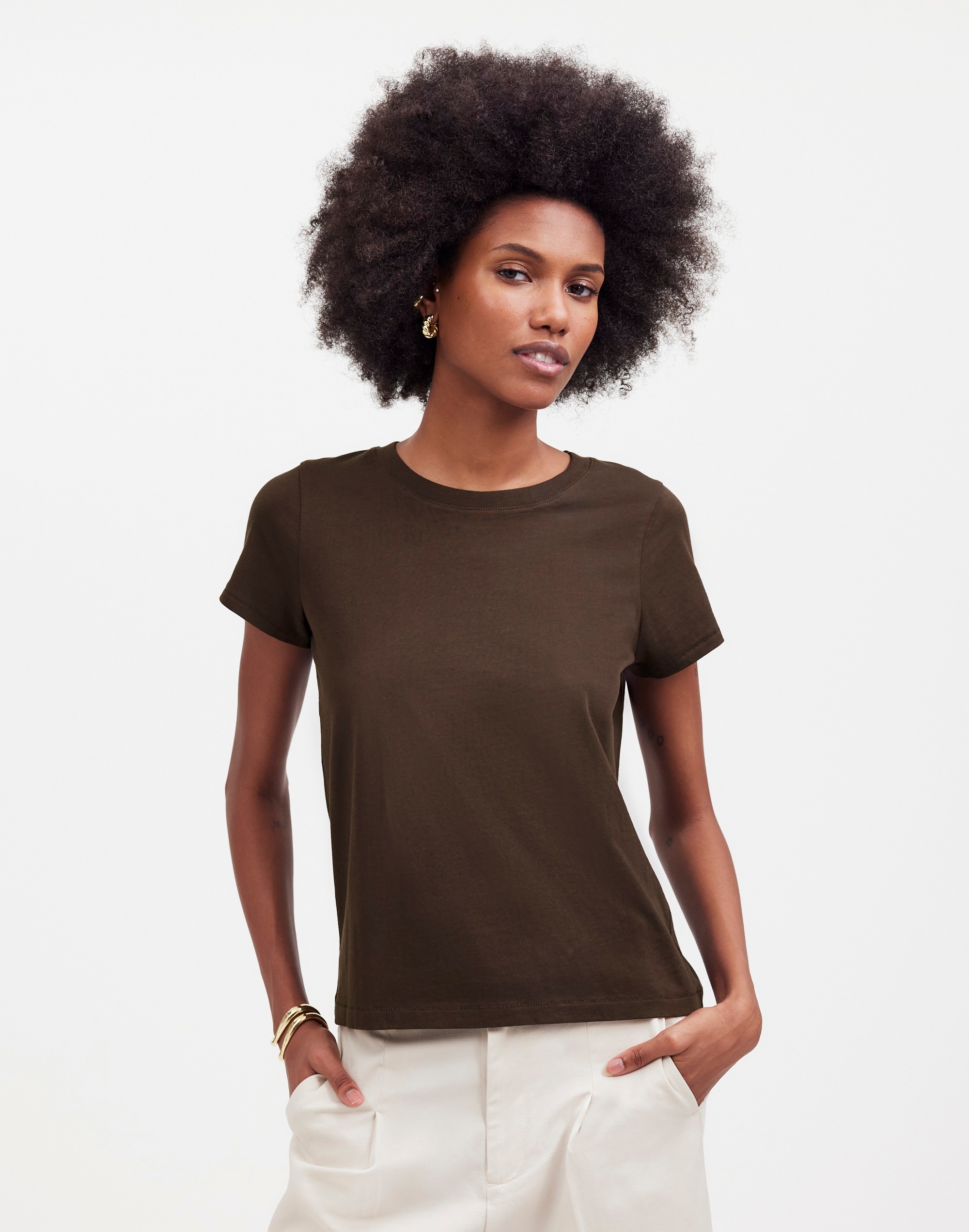 Mw Northside Vintage Tee In Dark Carob