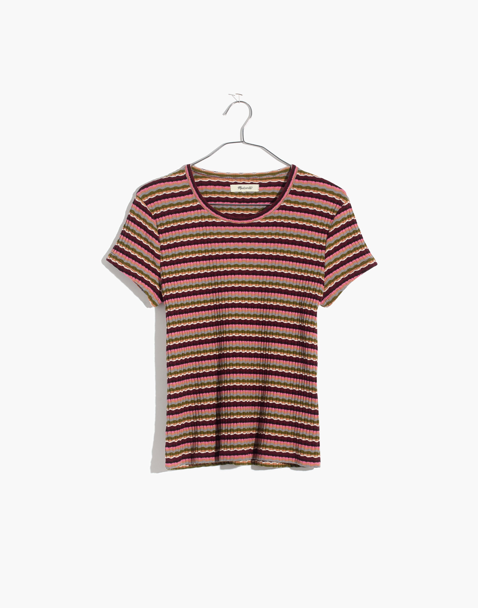 Ribbed Baby Tee in Stripe | Madewell