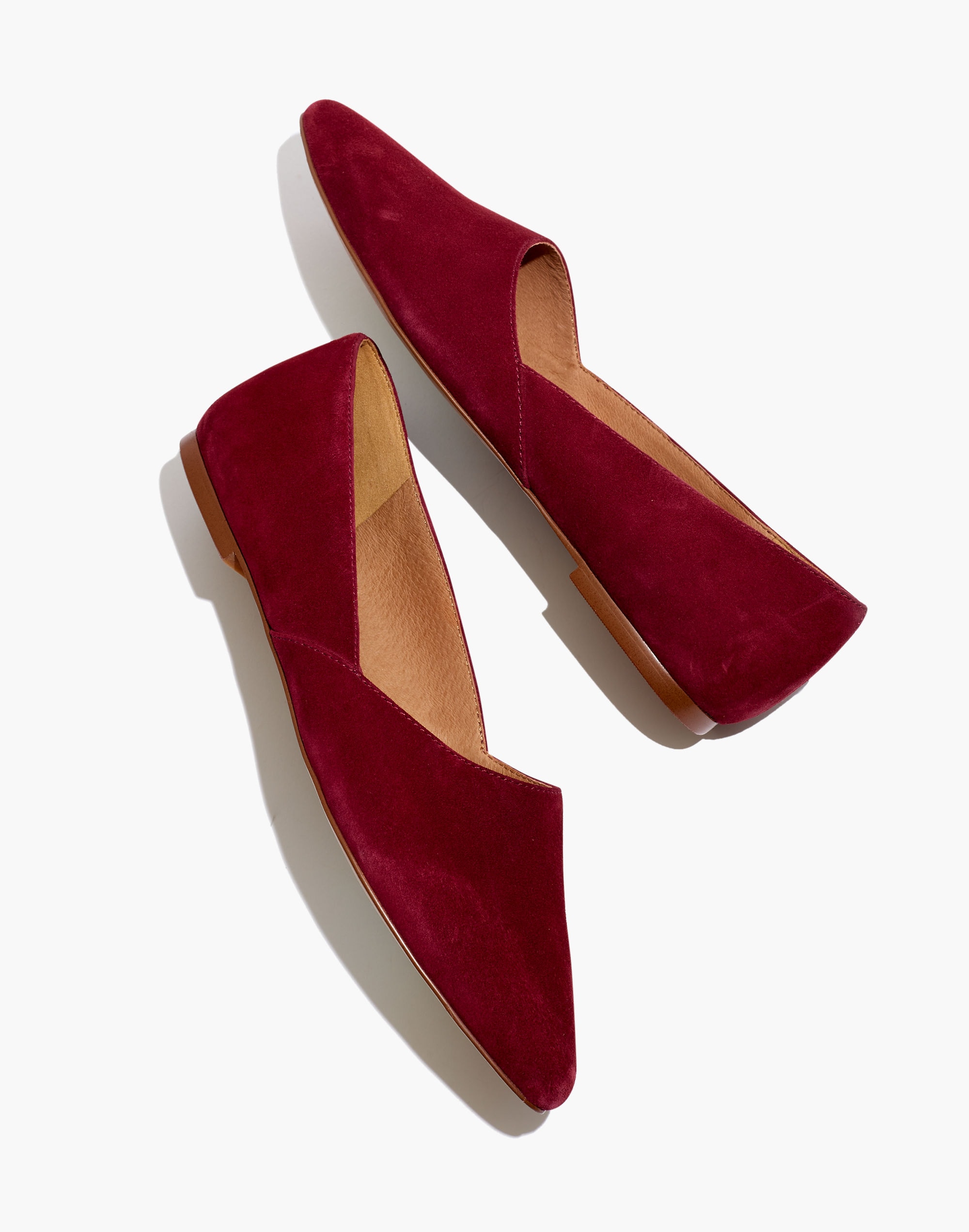 The Lizbeth Flat in Suede | Madewell