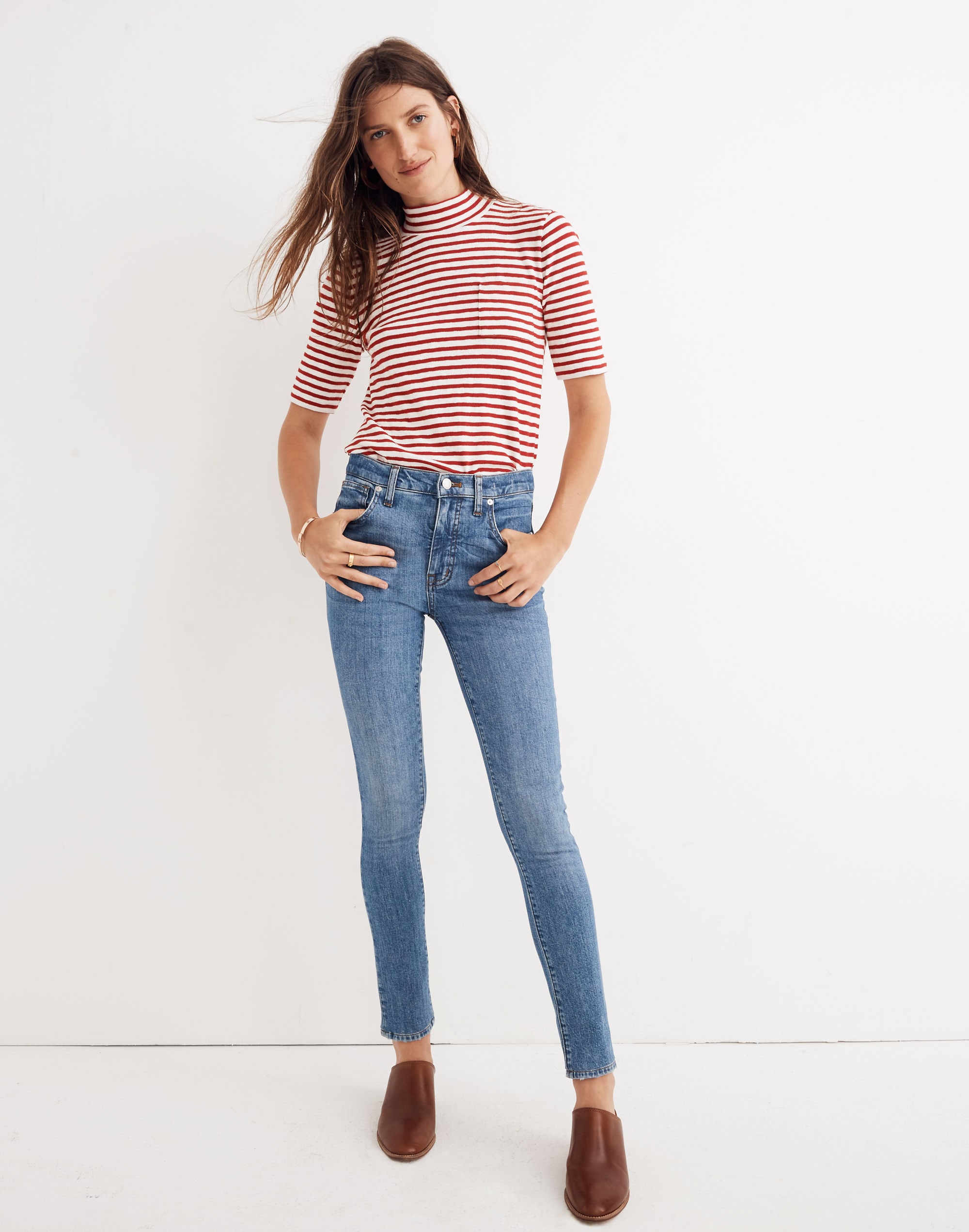 9" Mid-Rise Skinny Jeans Comfort Stretch: Eco Edition | Madewell