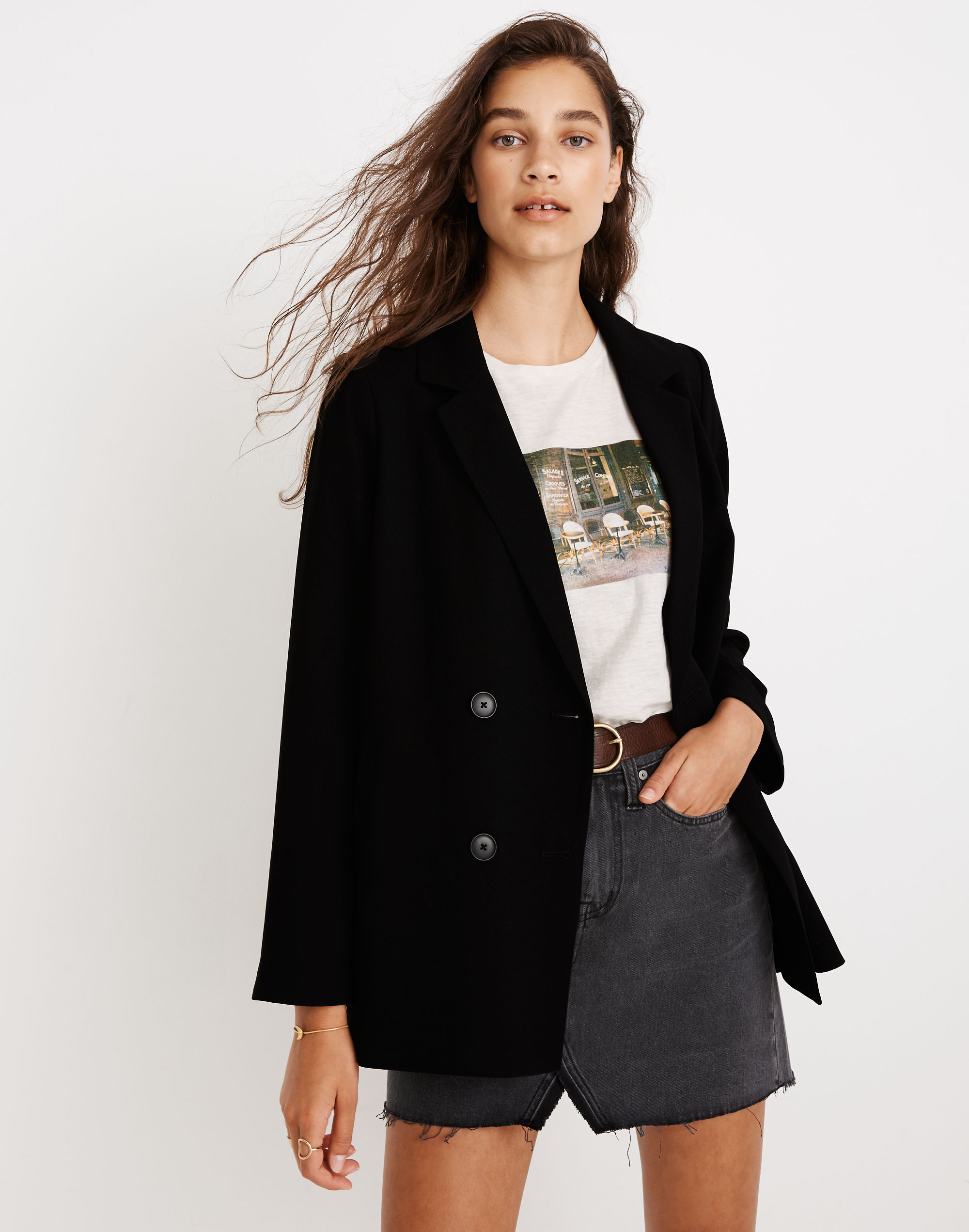 Caldwell Double-Breasted Blazer | Madewell