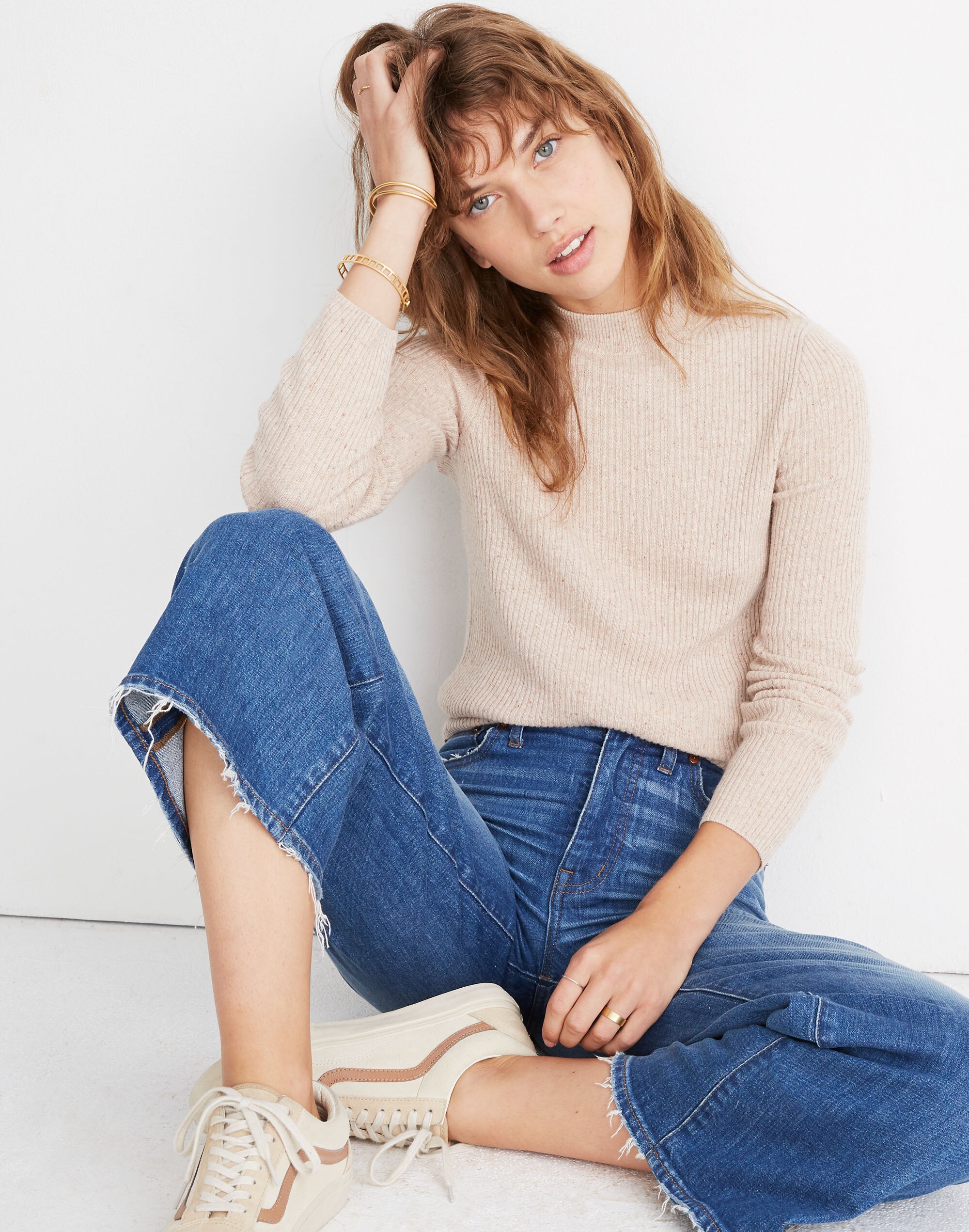 Mockneck Pullover Sweater | Madewell