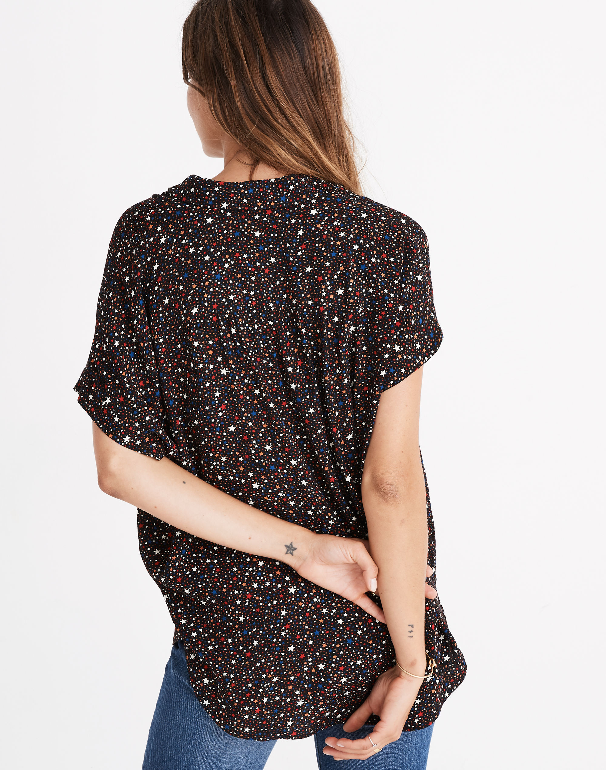 Central Drapey Shirt in Starry Night | Madewell