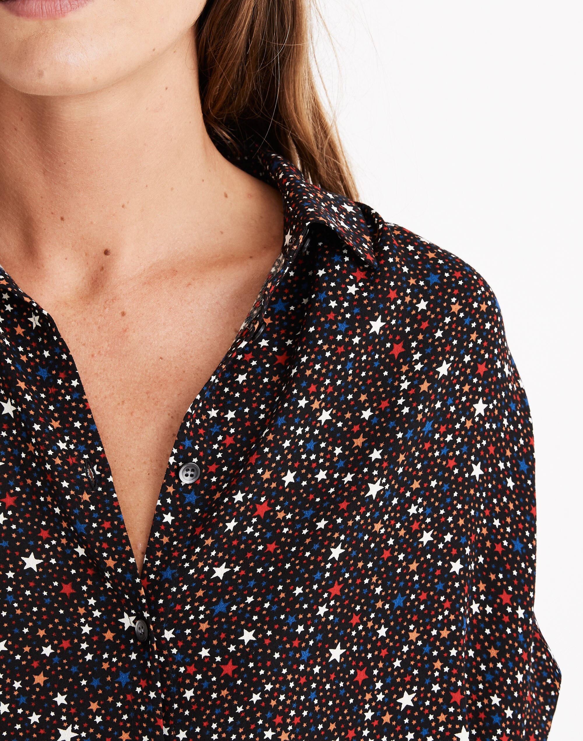 Central Drapey Shirt in Starry Night | Madewell