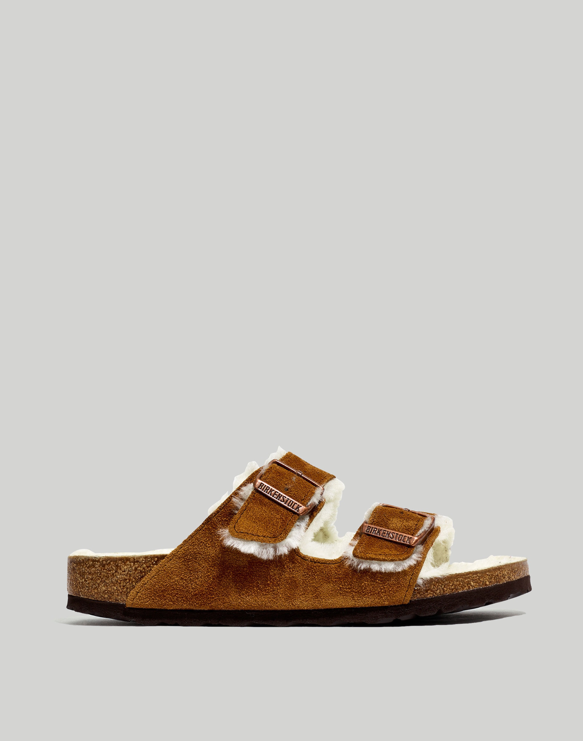 Birkenstock® Suede Arizona Sandals Shearling | Madewell