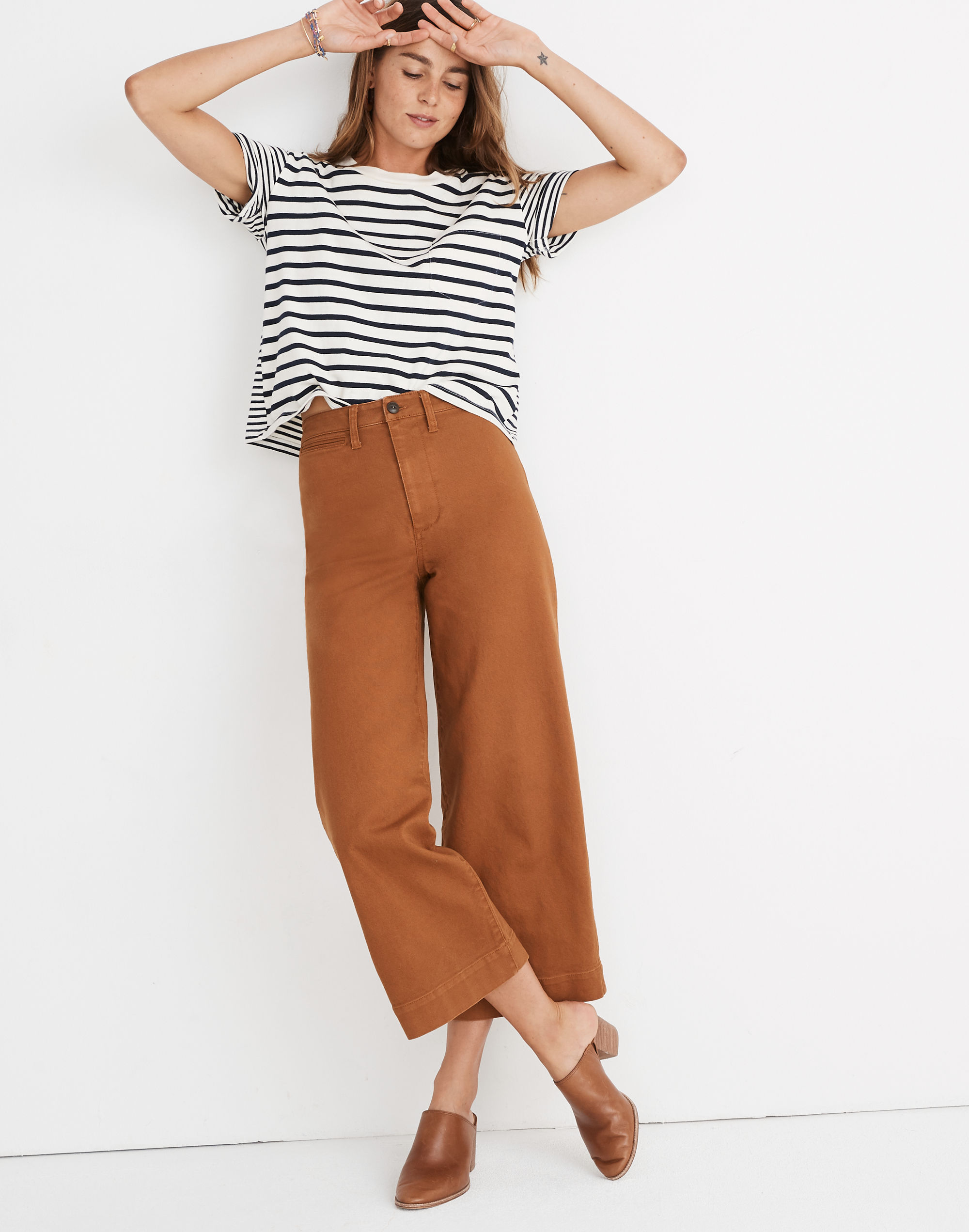 Emmett Wide-Leg Crop Pants | Madewell