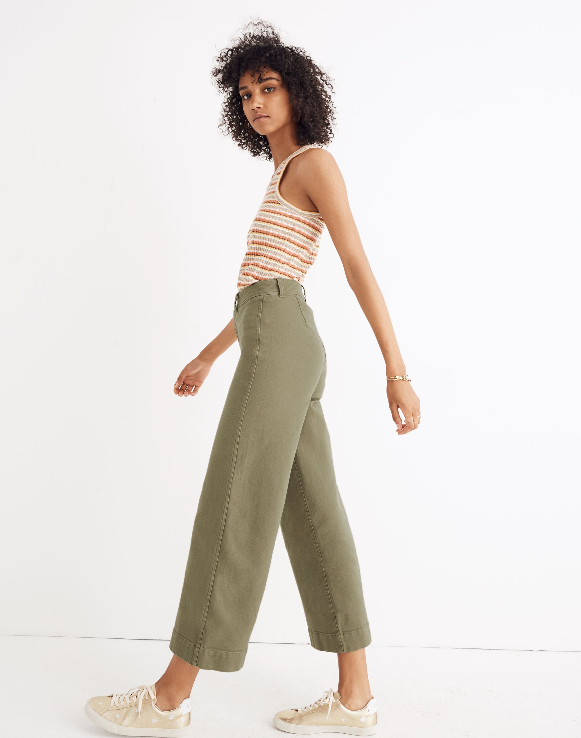 Emmett Wide-Leg Crop Pants | Madewell